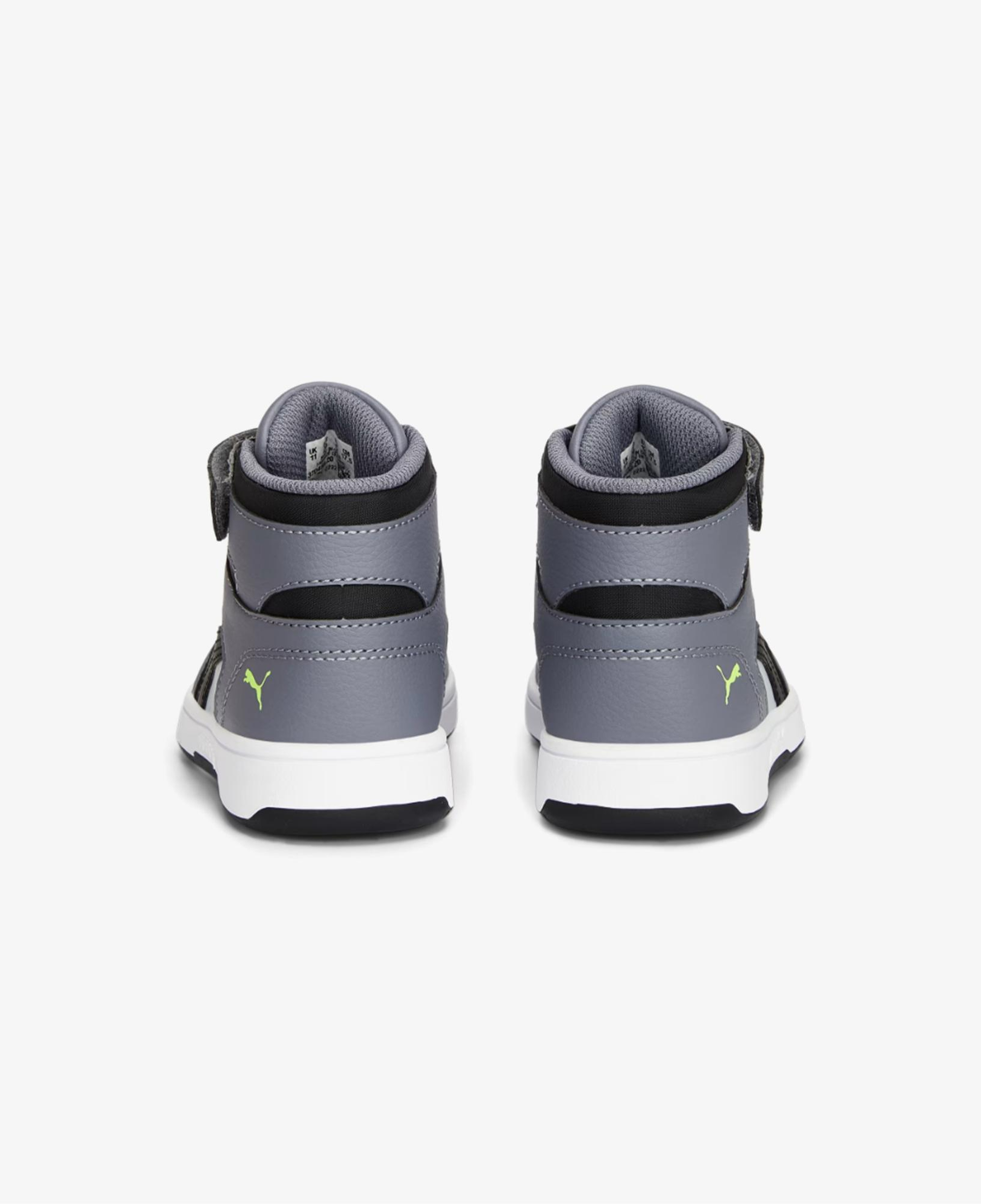 Puma Rebound Layup Çocuk Gri Spor Ayakkabı
