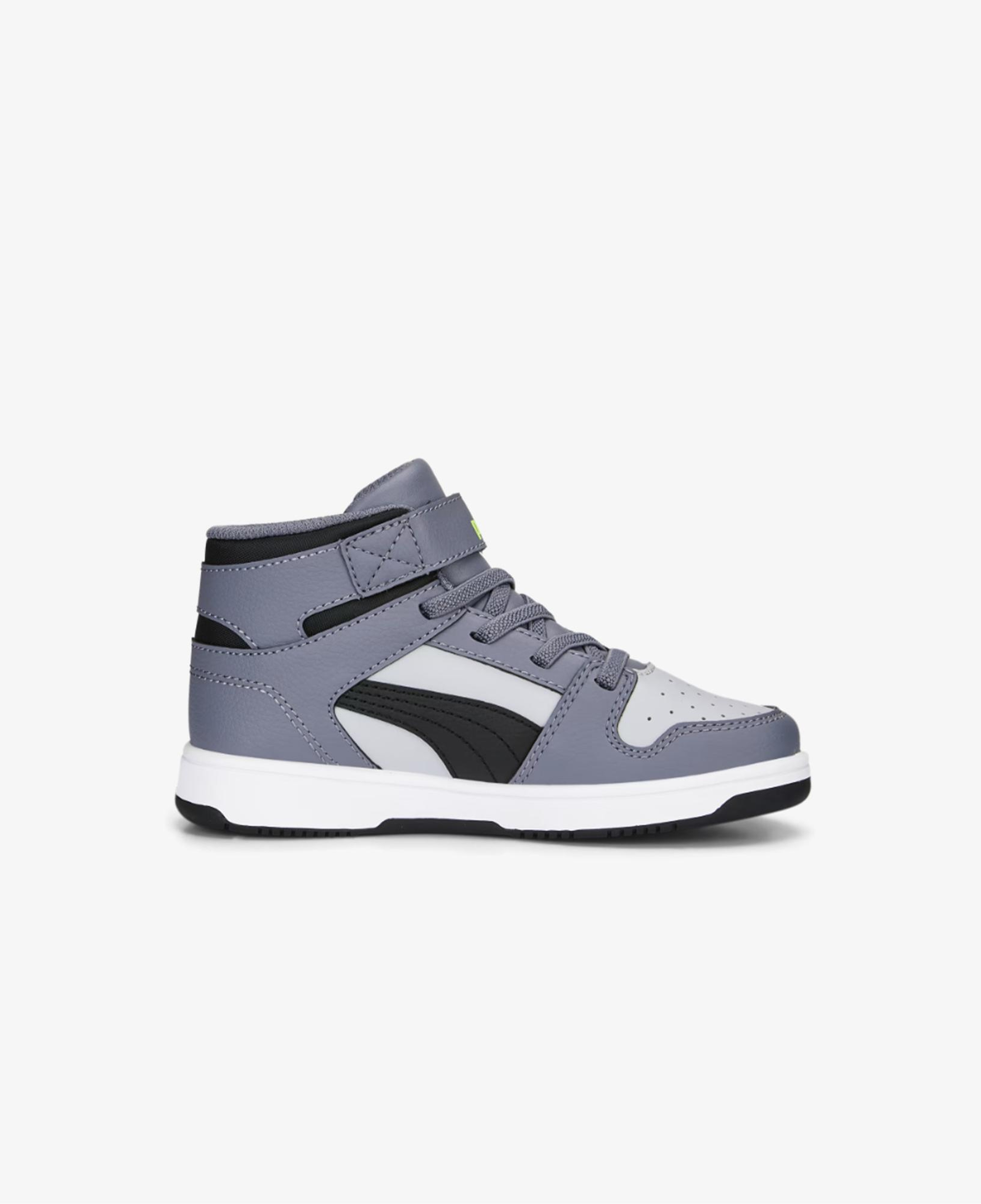 Puma Rebound Layup Çocuk Gri Spor Ayakkabı