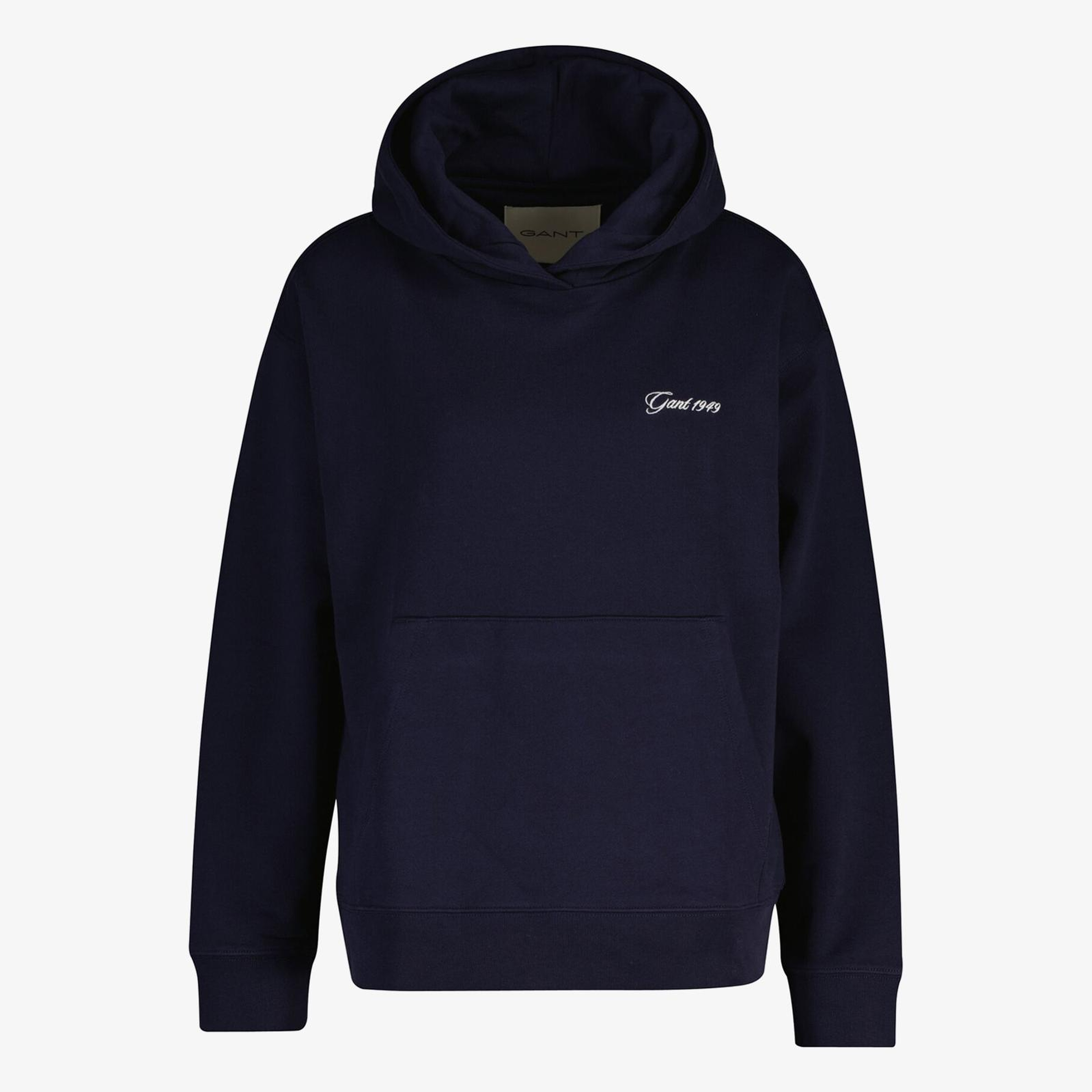 GANT Kadın Lacivert Regular Fit Kapüşonlu Sweatshirt