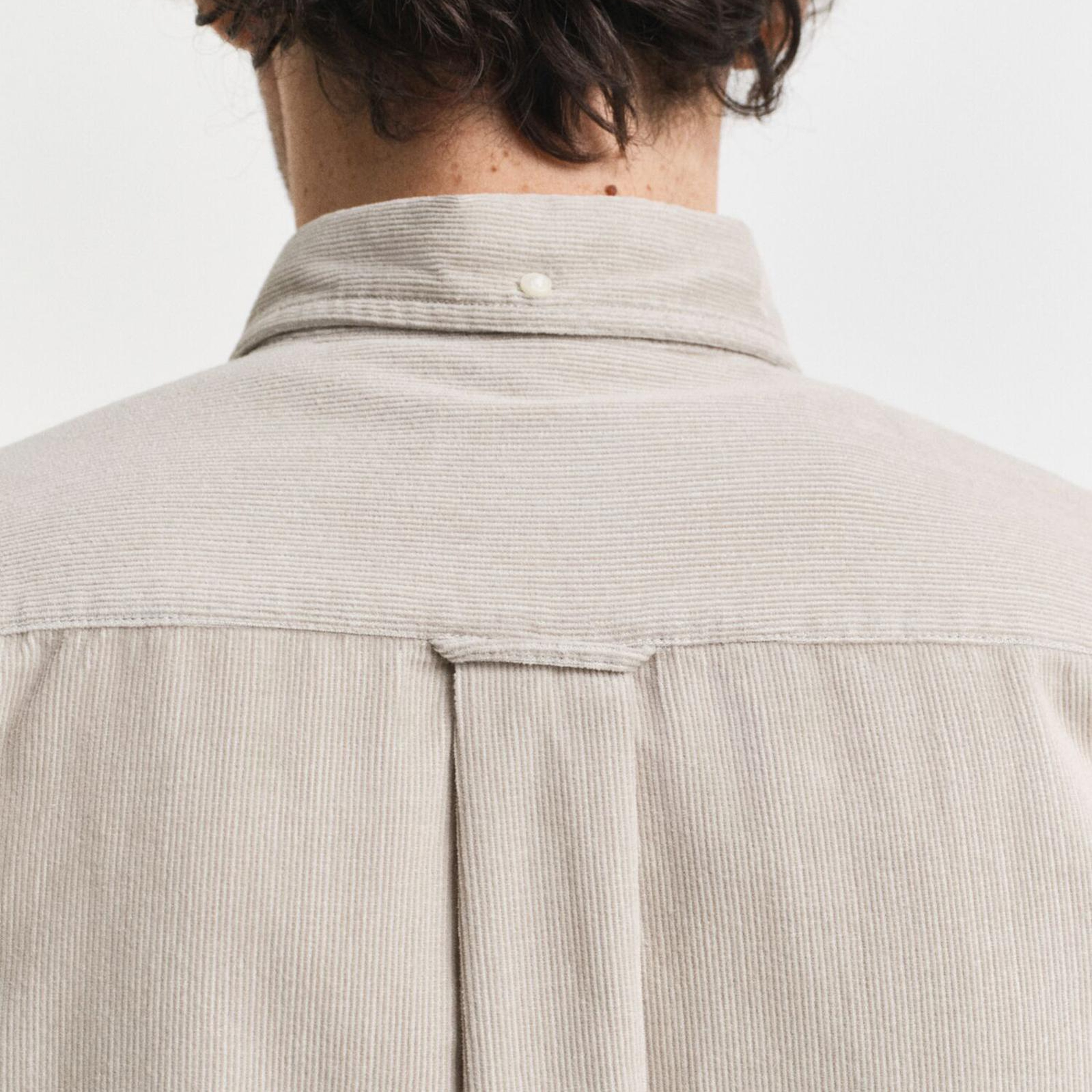 GANT Erkek Bej Regular Fit Düğmeli Gömlek