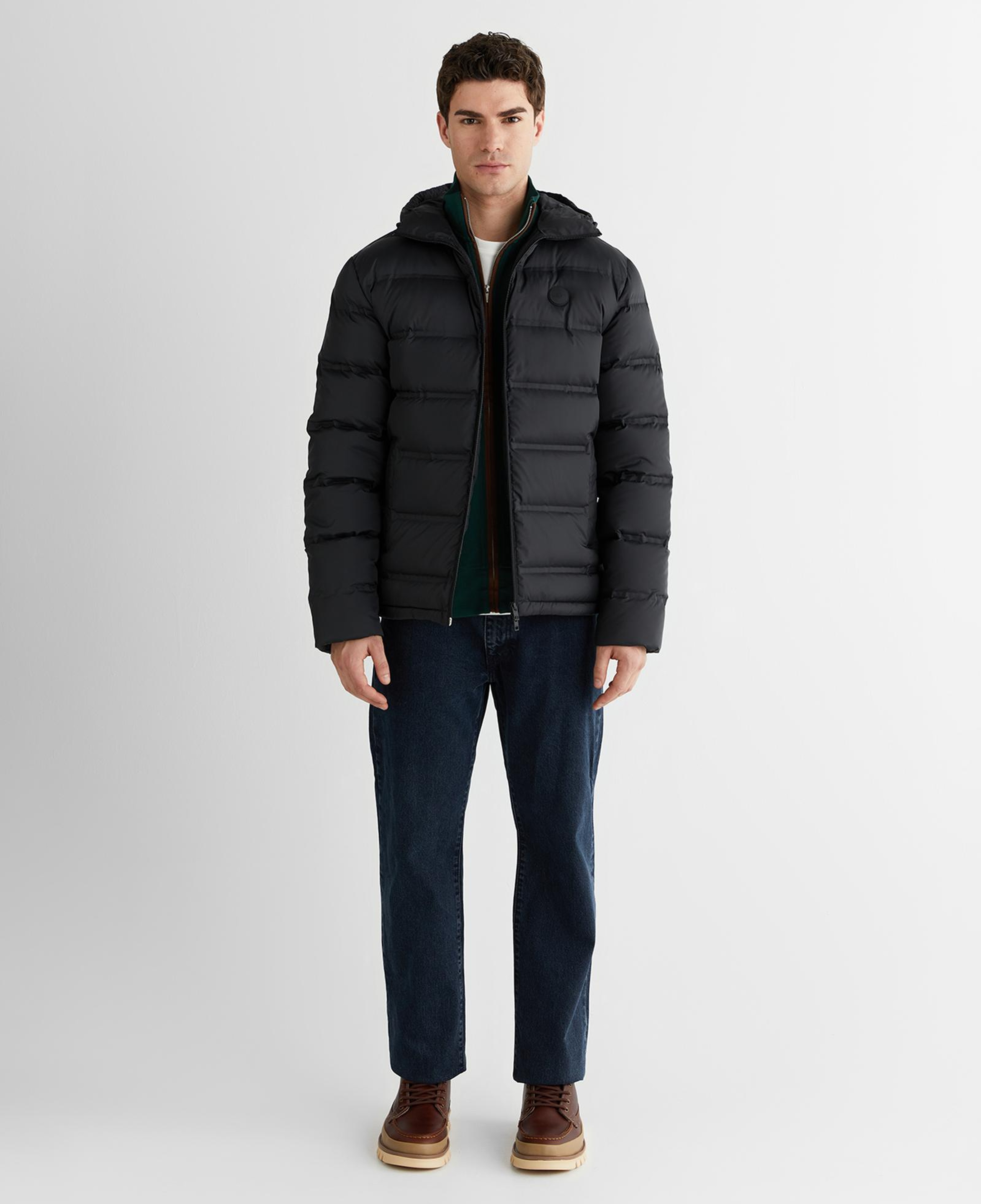 GANT Erkek Siyah Regular Fit Fermuarlı Ceket