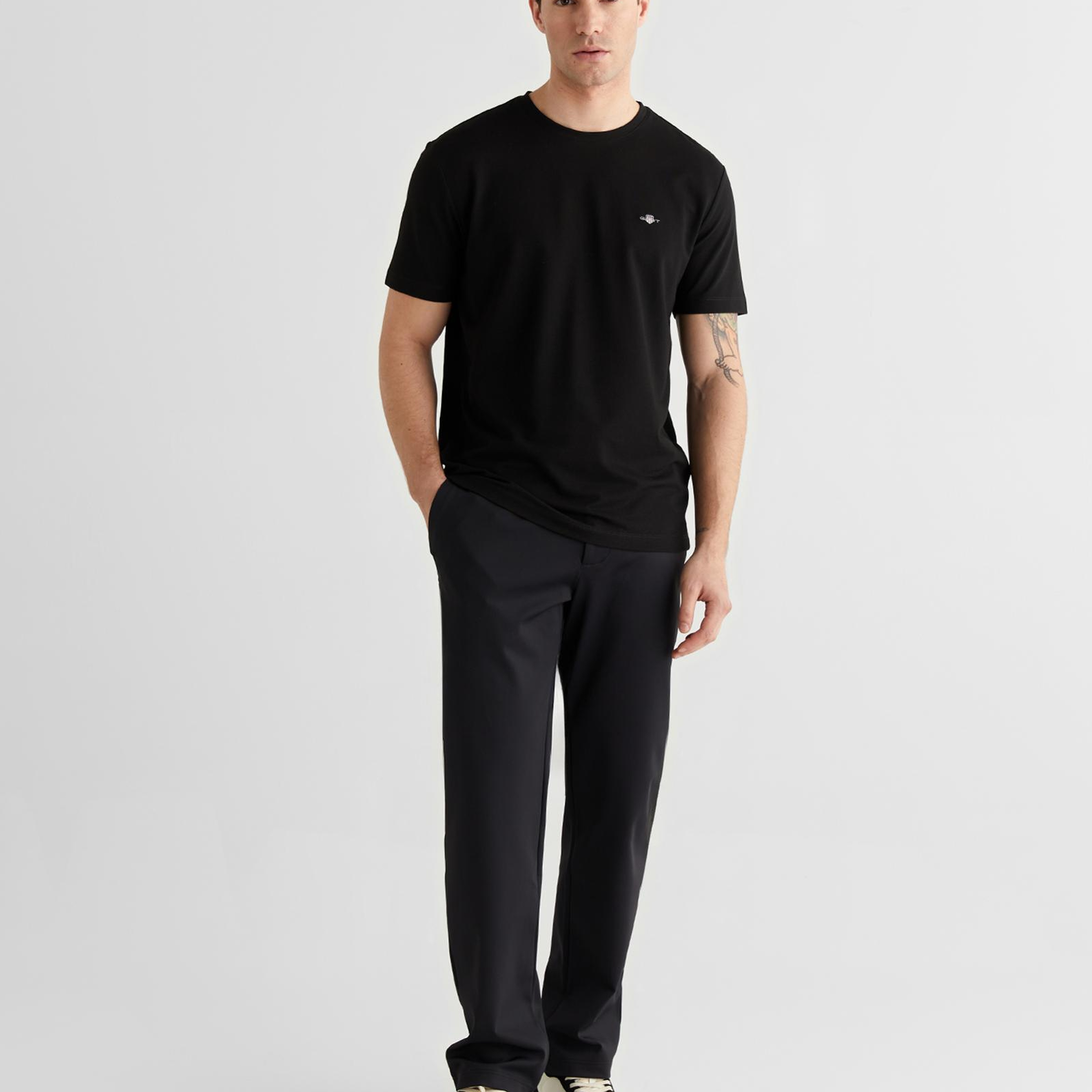 GANT Erkek Siyah Pantolon