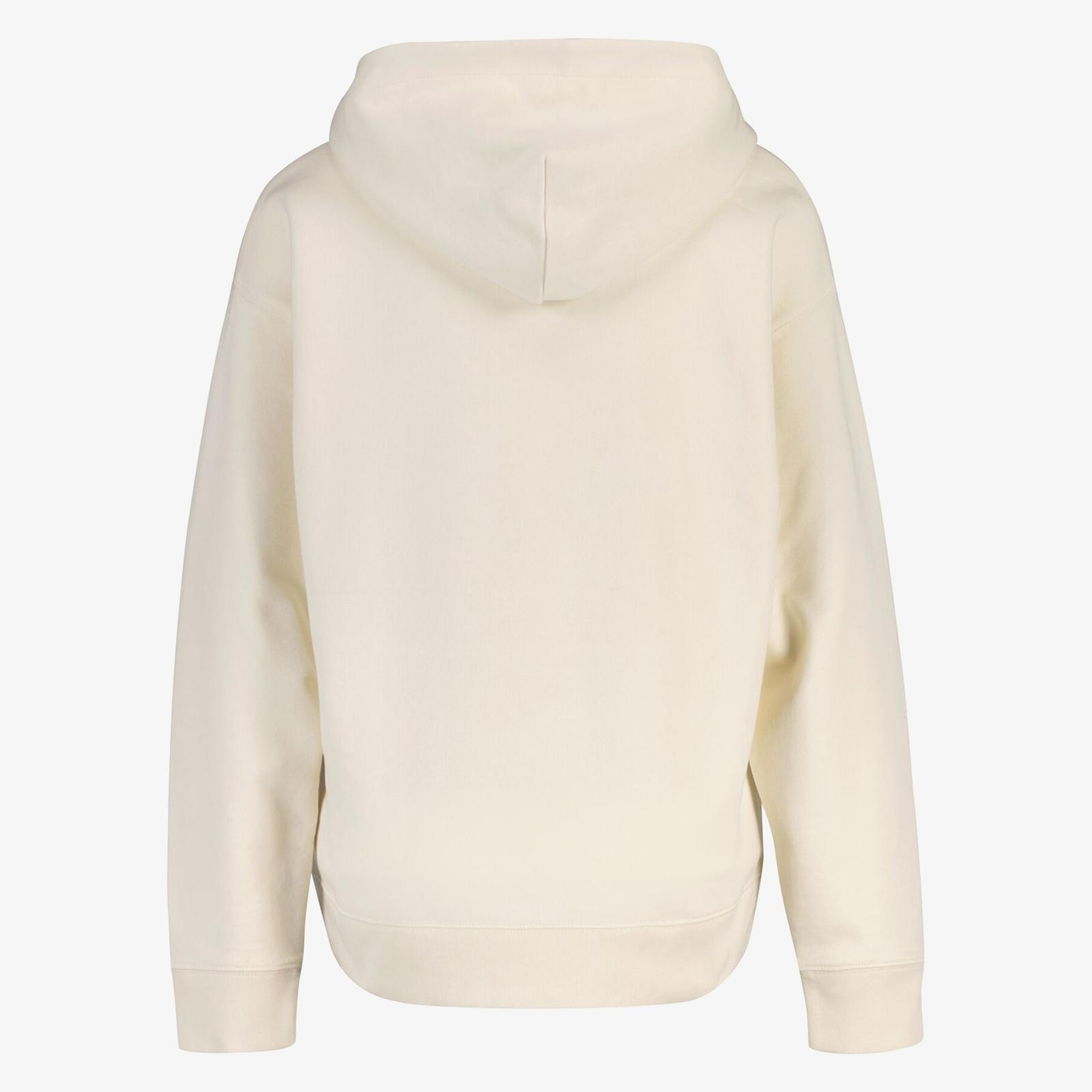 GANT Kadın Krem Regular Fit Kapüşonlu Sweatshirt