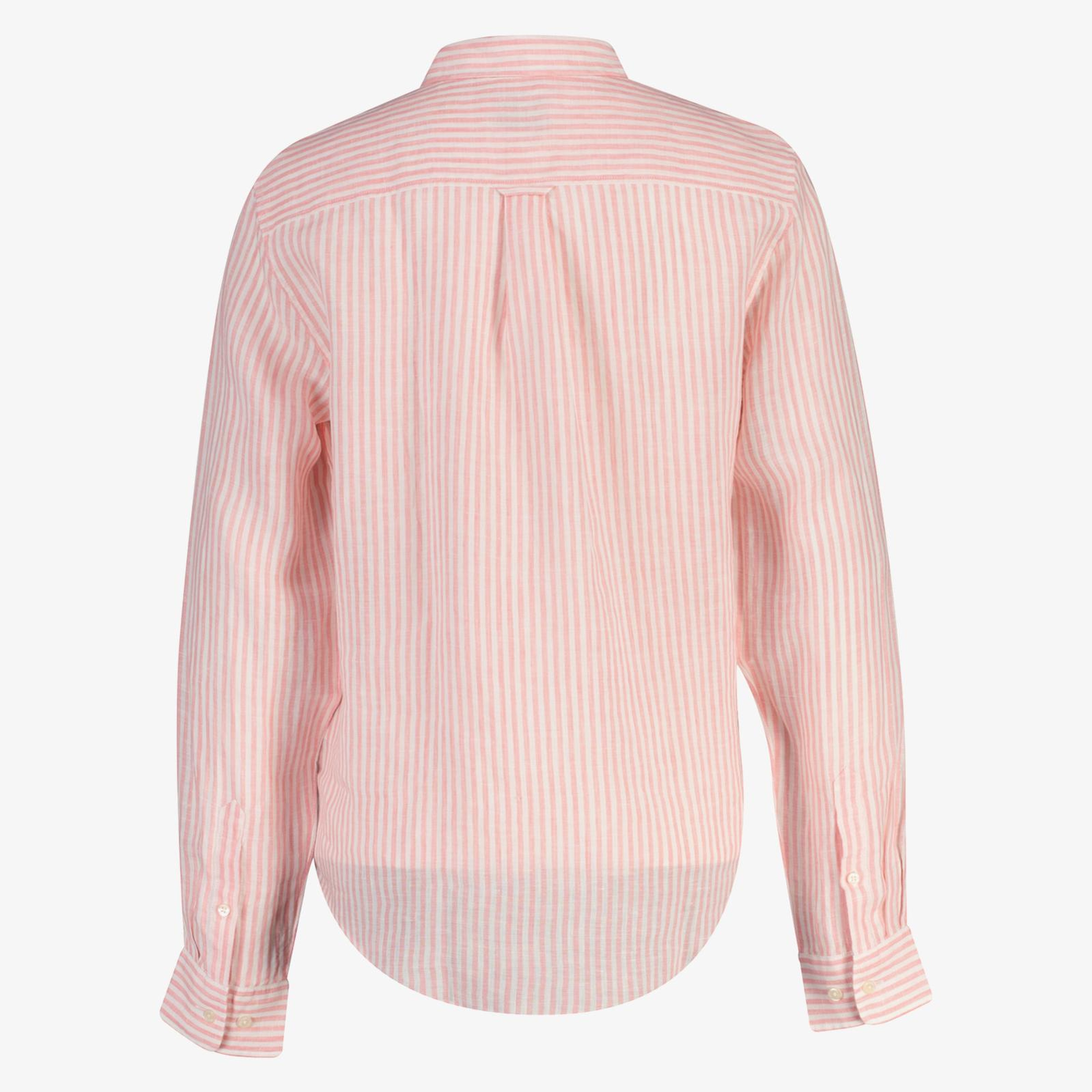 GANT Kadın Pembe Regular Fit Çizgili Gömlek