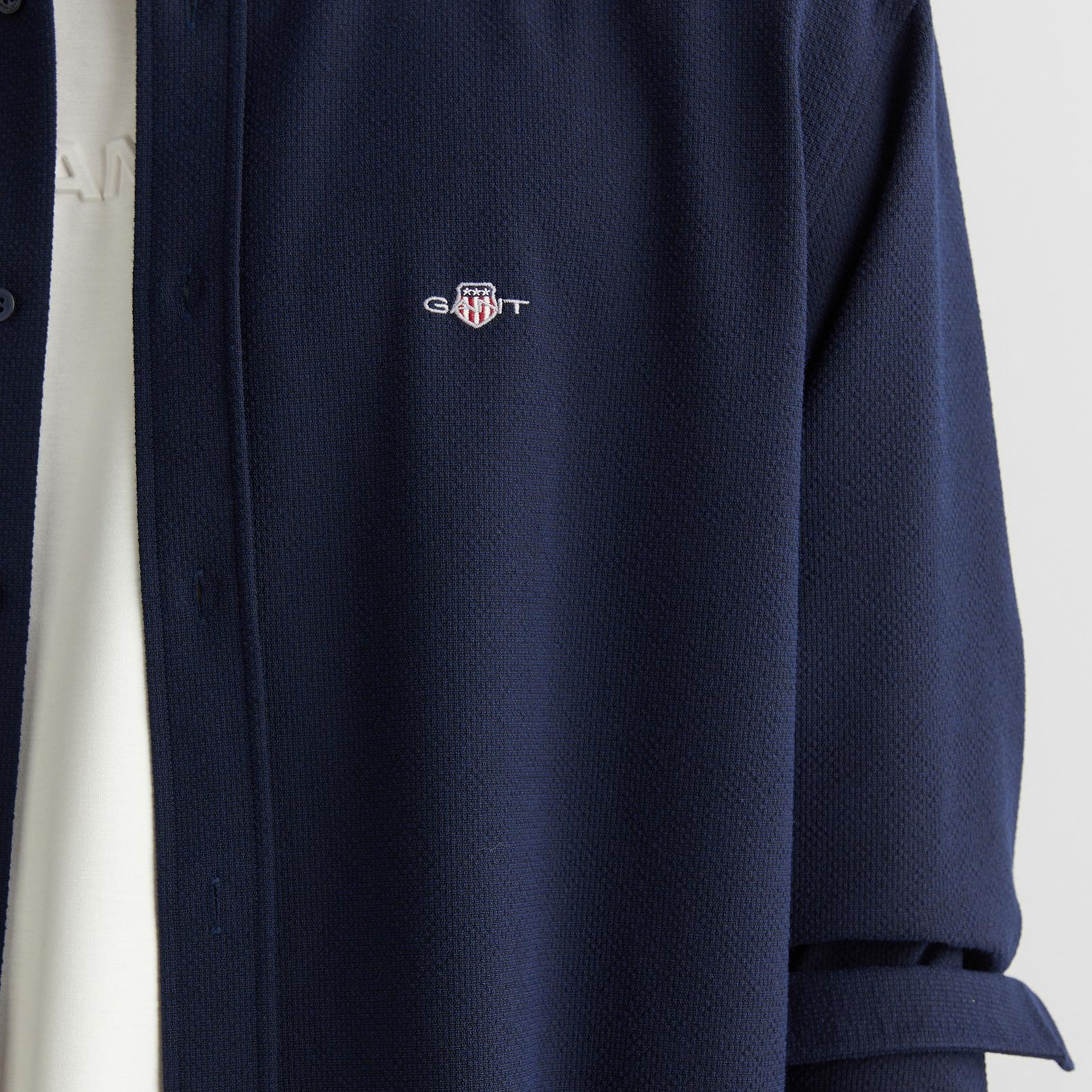 GANT Erkek Lacivert Relaxed Fit  Gömlek