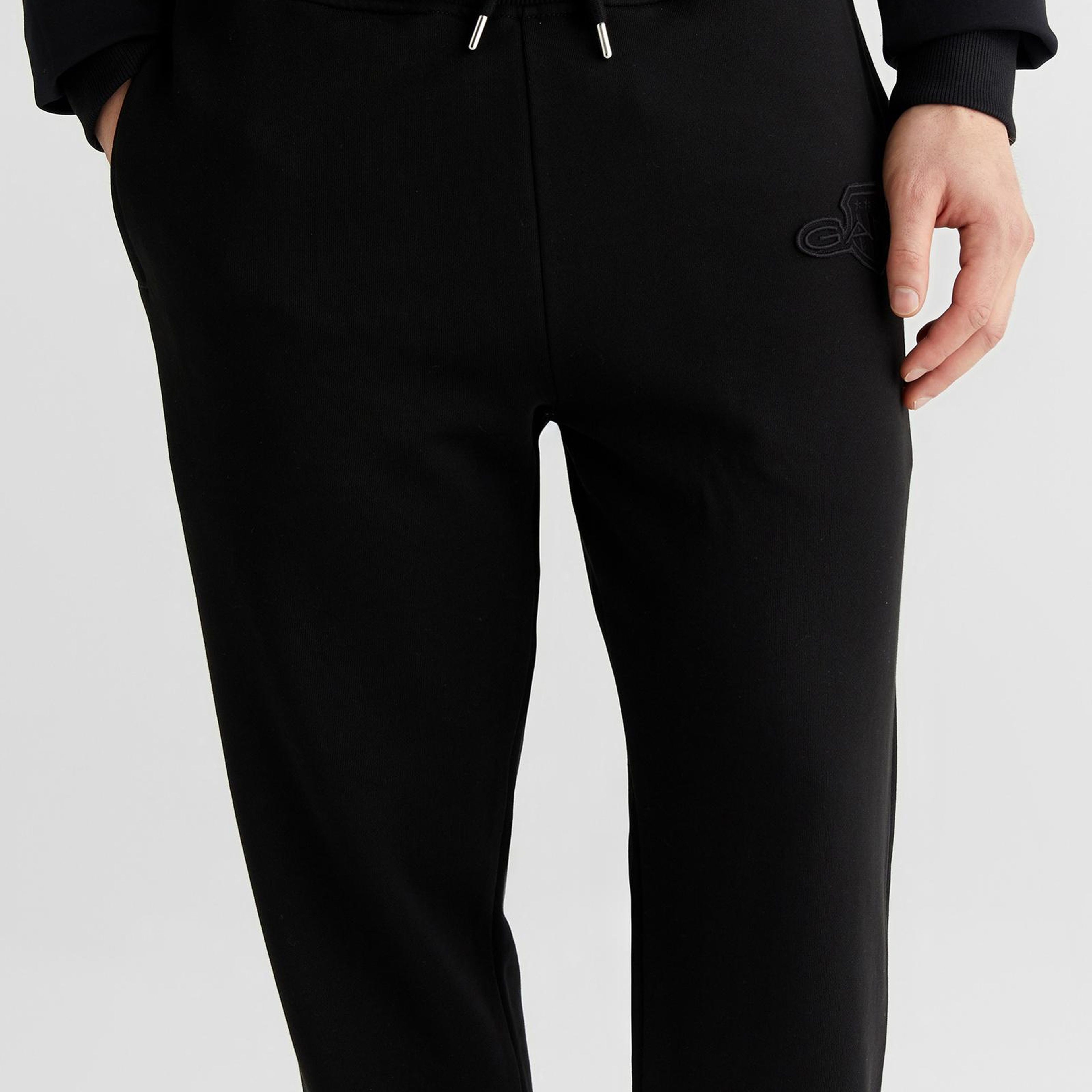 GANT Erkek Siyah Regular Fit  Eşofman Altı