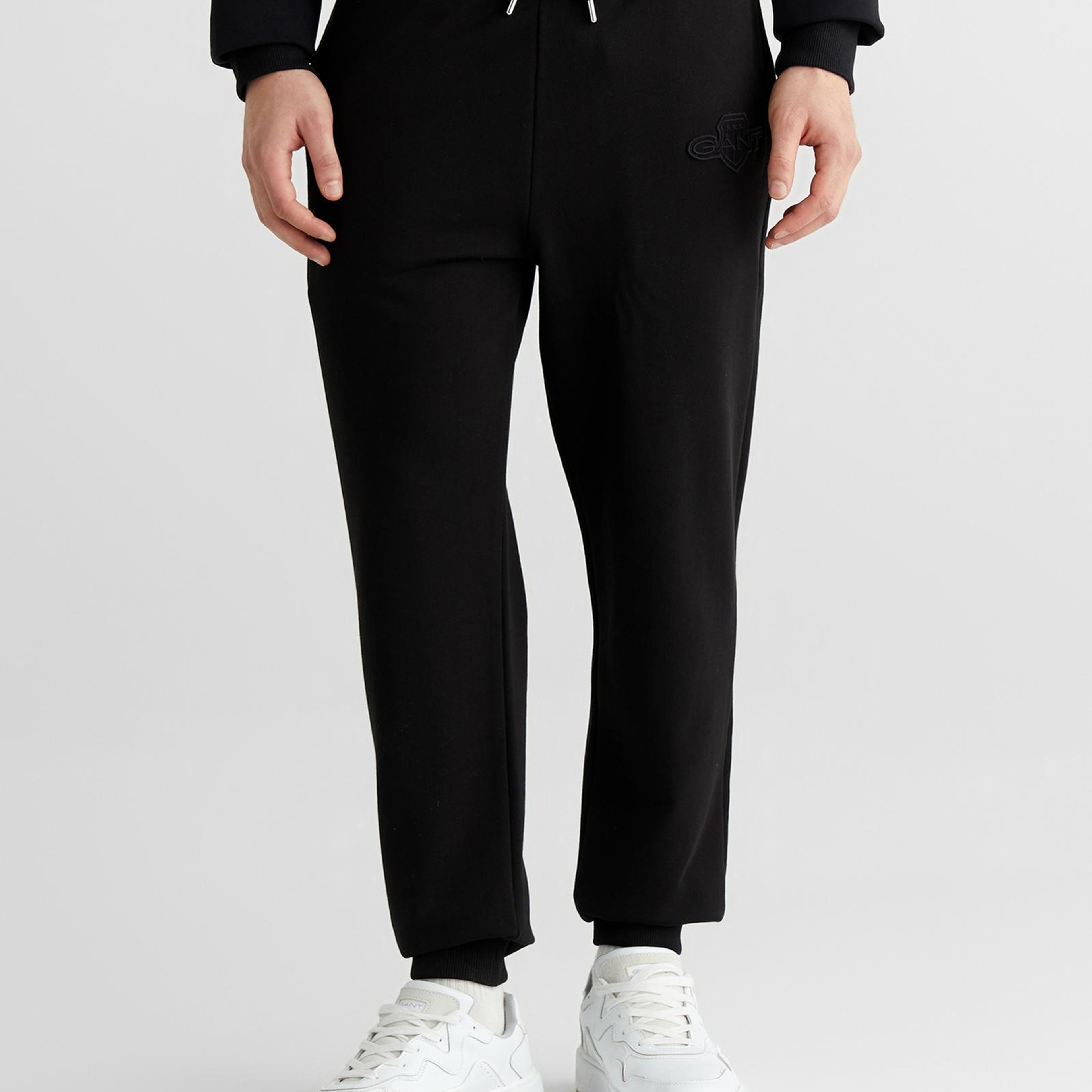 GANT Erkek Siyah Regular Fit  Eşofman Altı