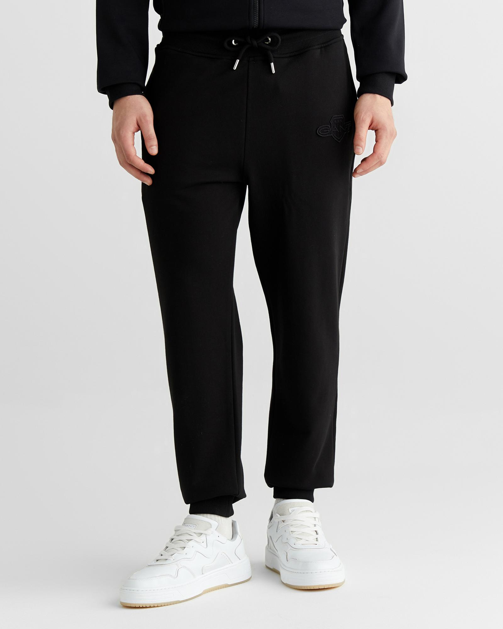 GANT Erkek Siyah Regular Fit  Eşofman Altı