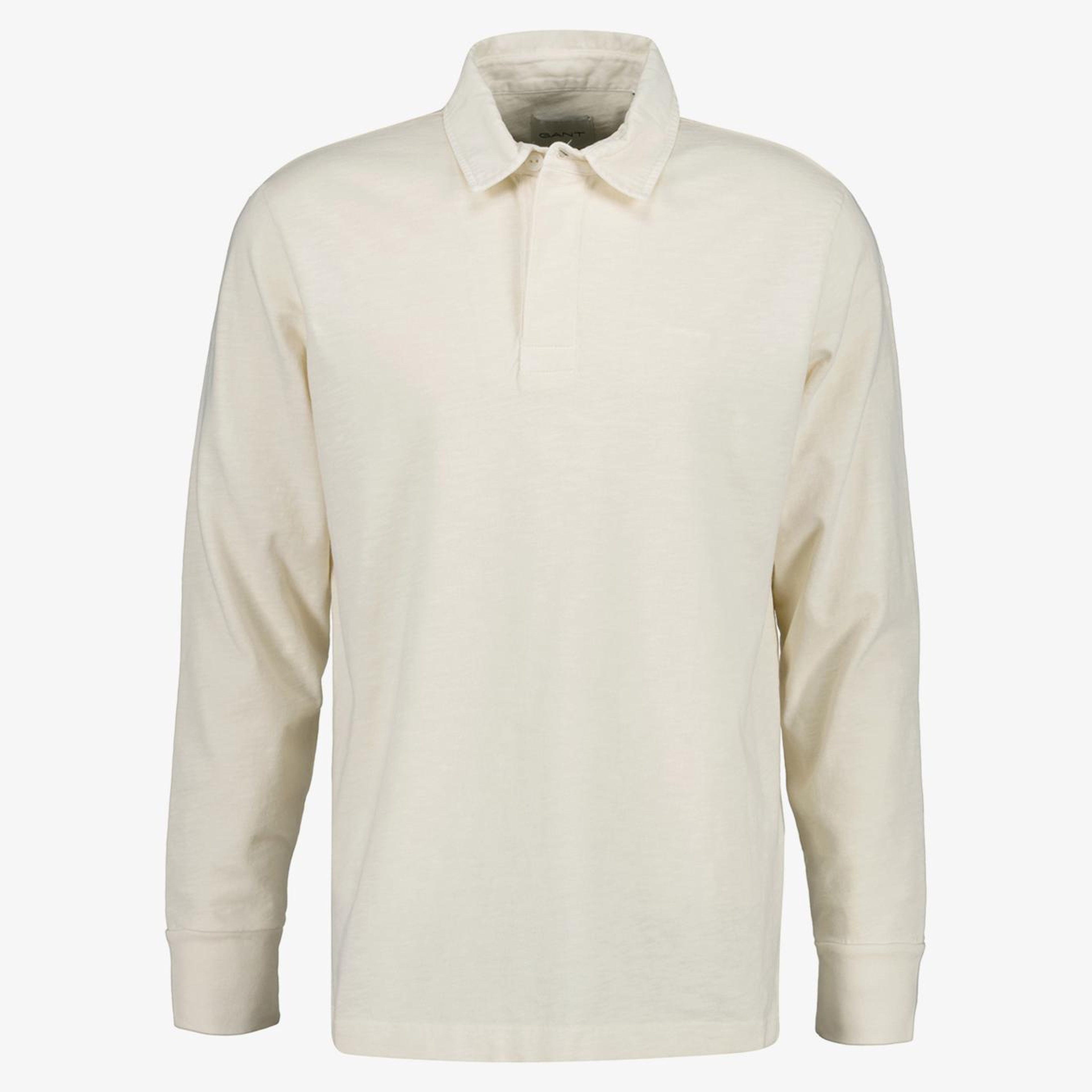 GANT Erkek Krem Regular Fit Logolu Rugby T-Shirt