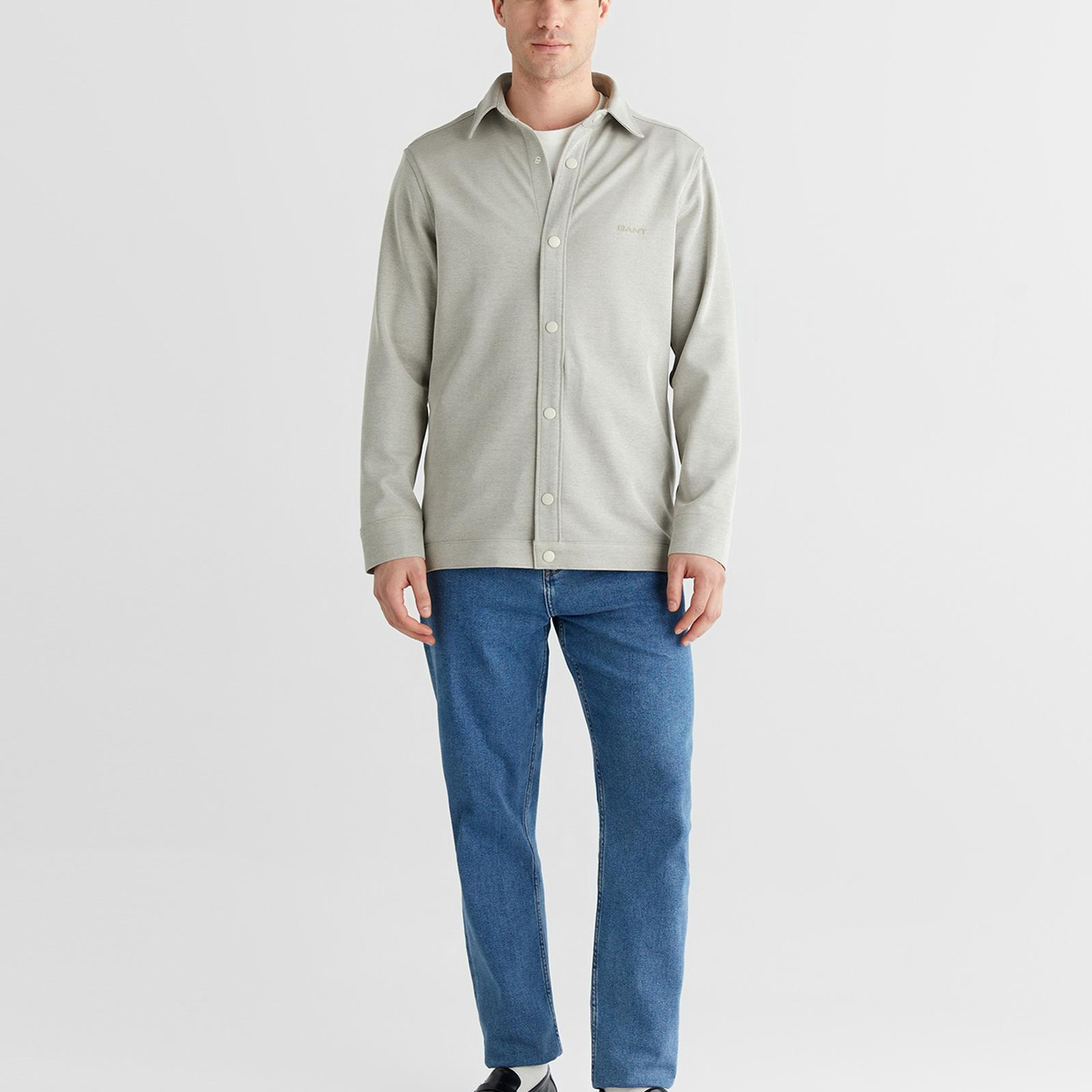 GANT Erkek Bej Regular Fit Gömlek Yaka Gömlek
