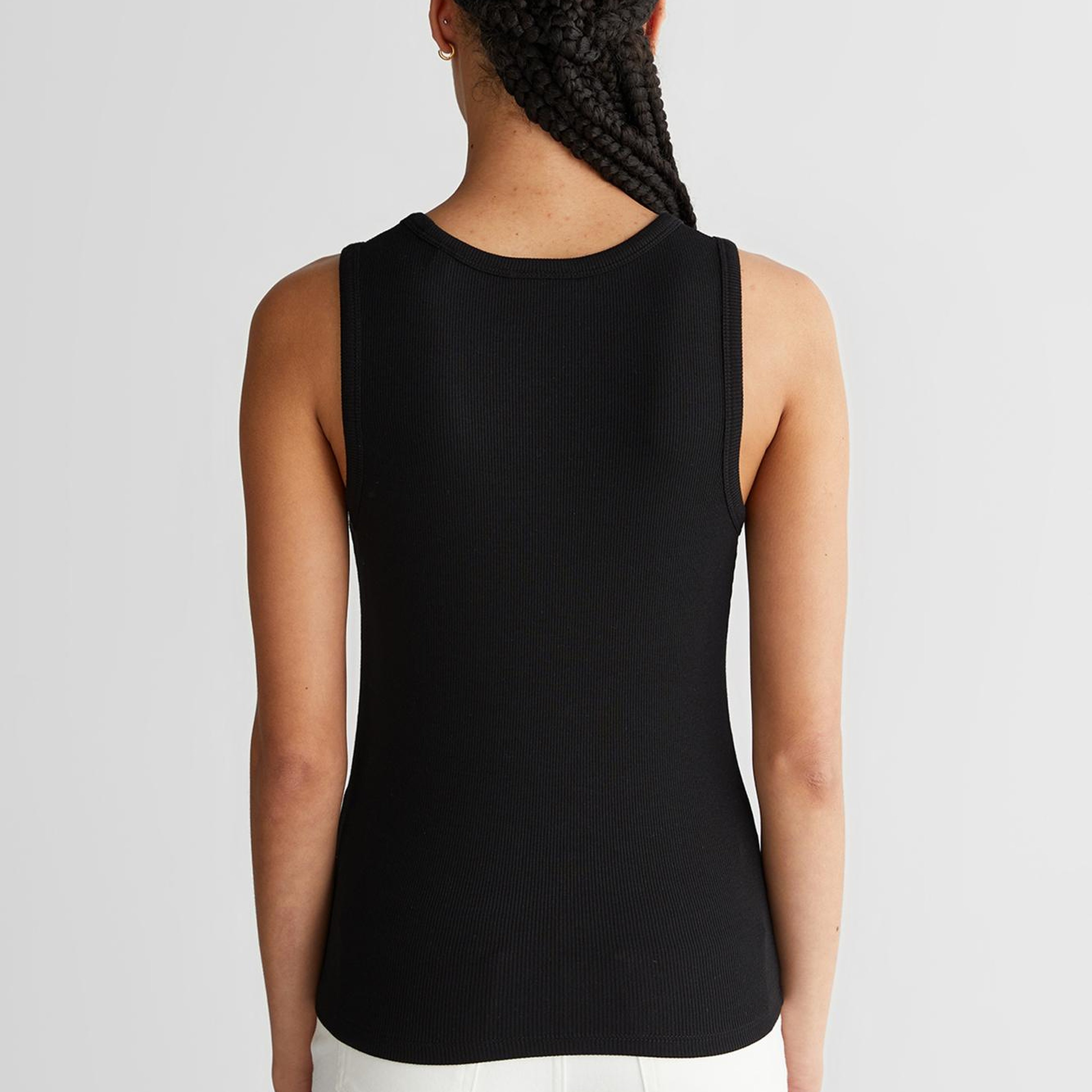 GANT Kadın Siyah Bisiklet Yaka Regular Fit T-Shirt