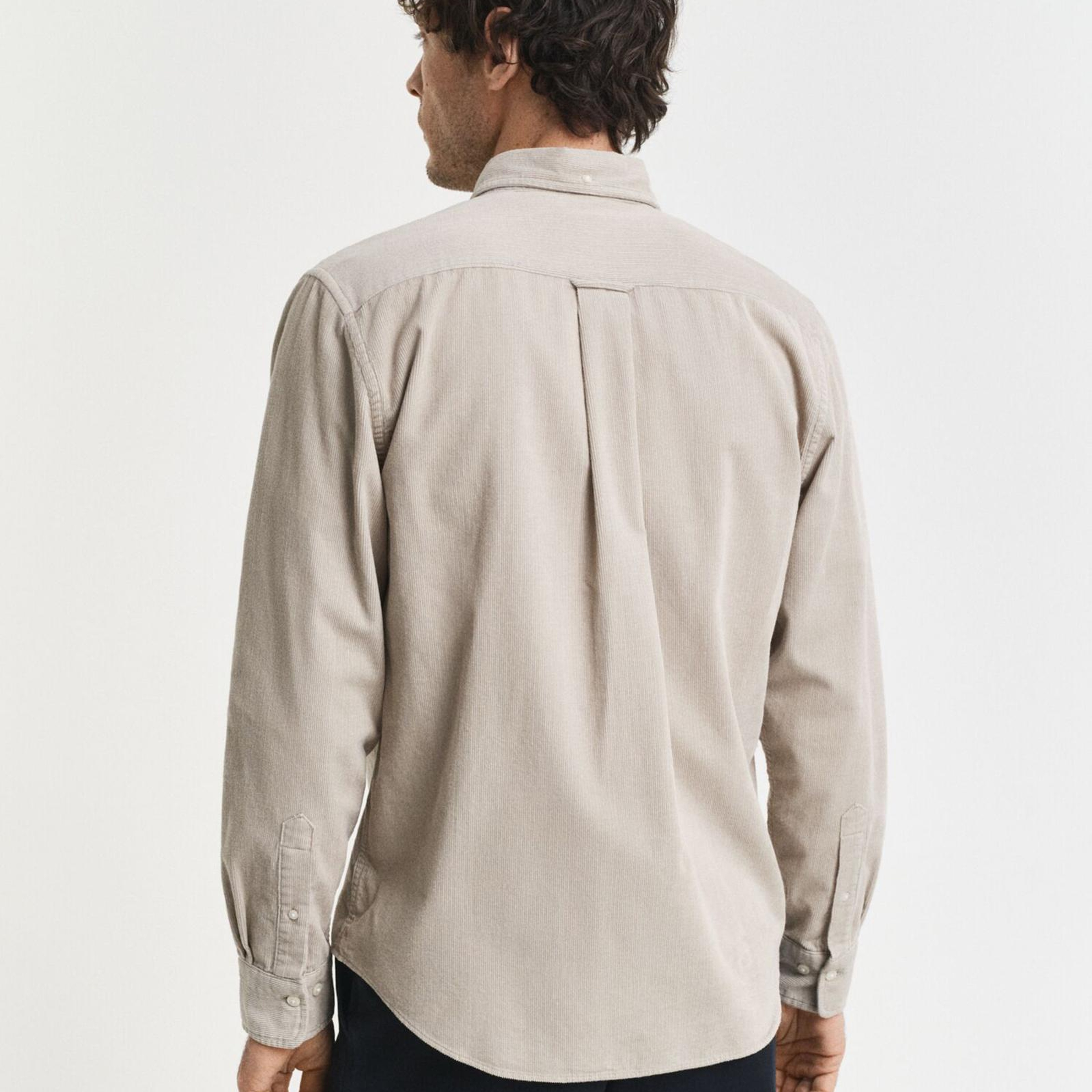 GANT Erkek Bej Regular Fit Düğmeli Gömlek