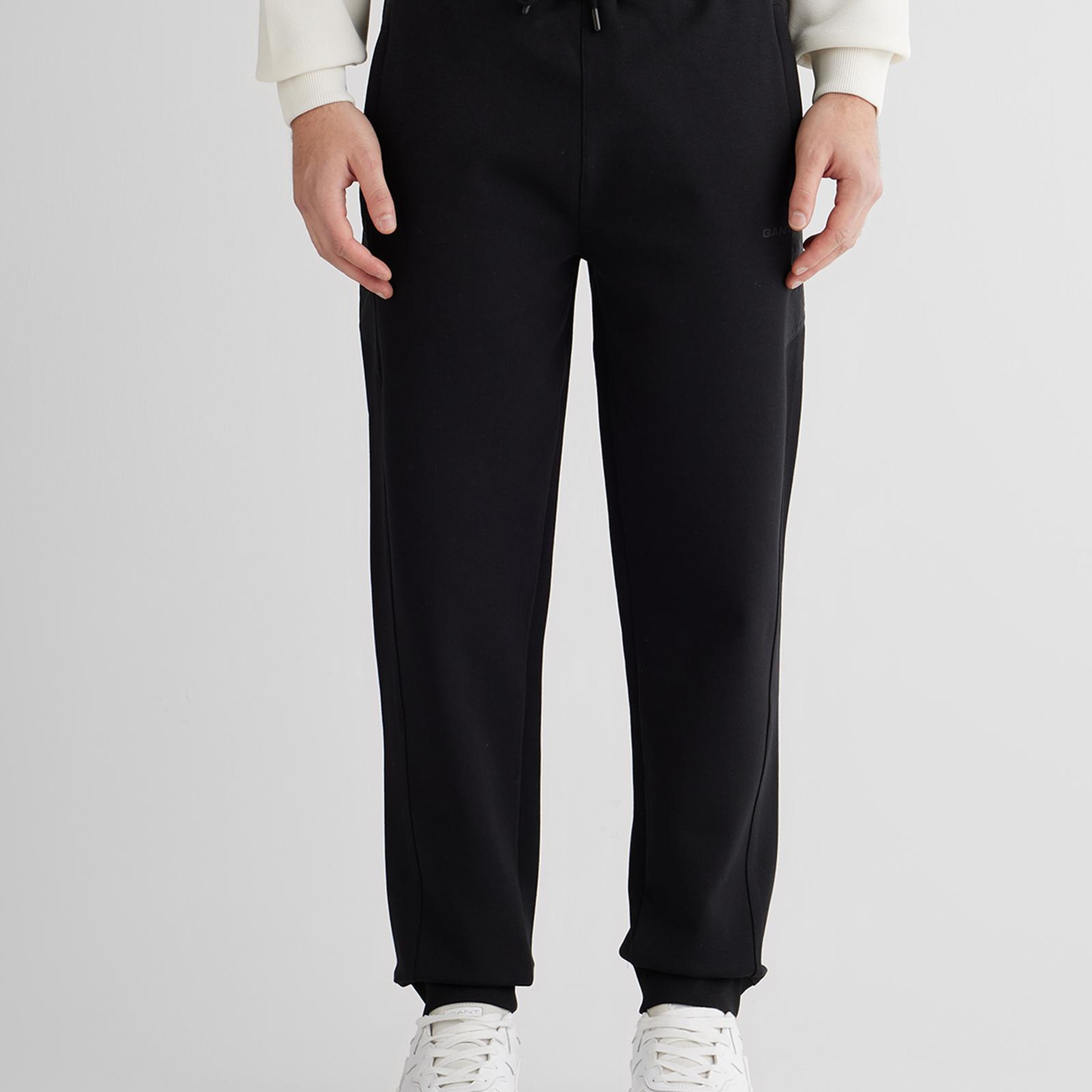 GANT Erkek Siyah Regular Fit Eşofman Altı