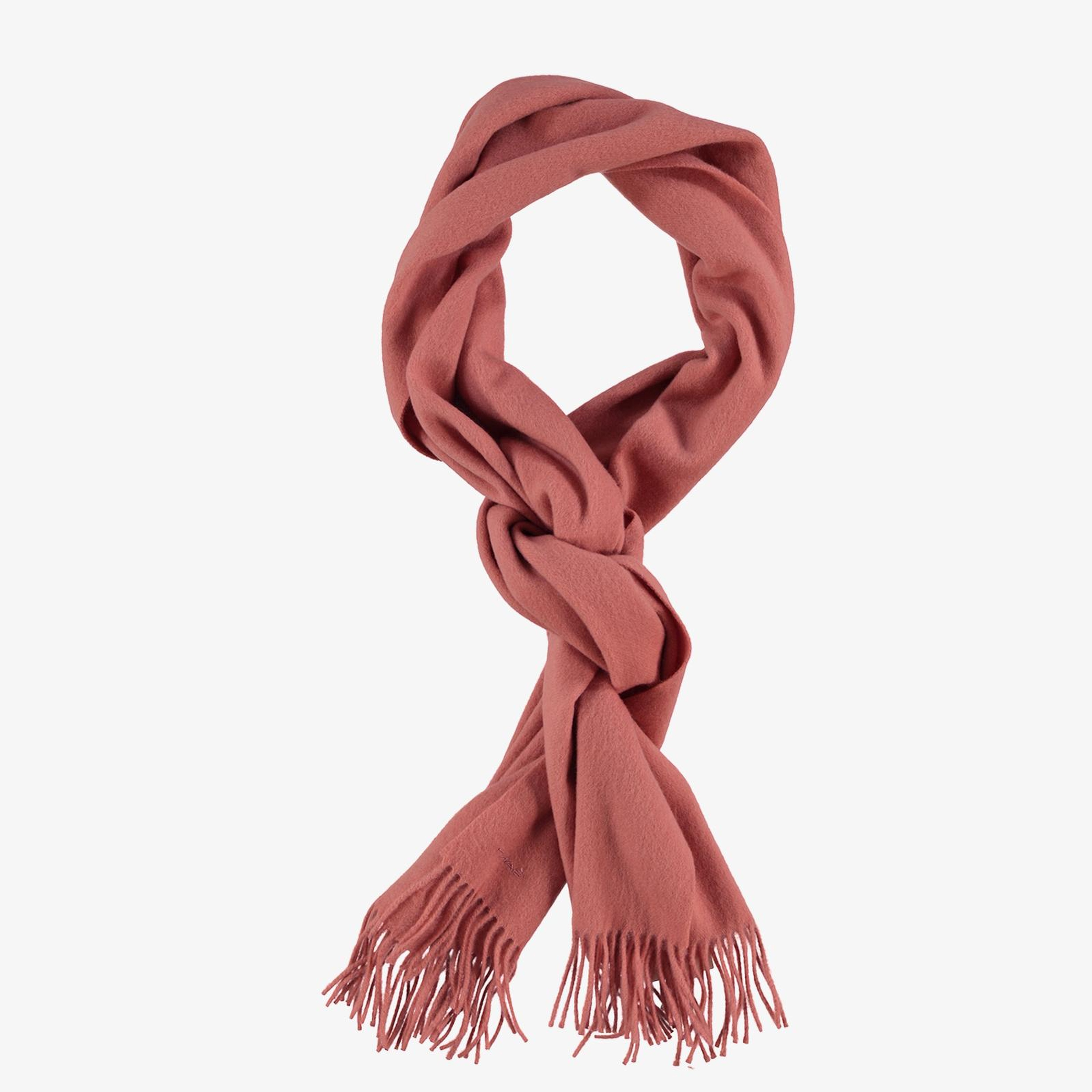 GANT Unisex Pembe Yün Dokuma Atkı