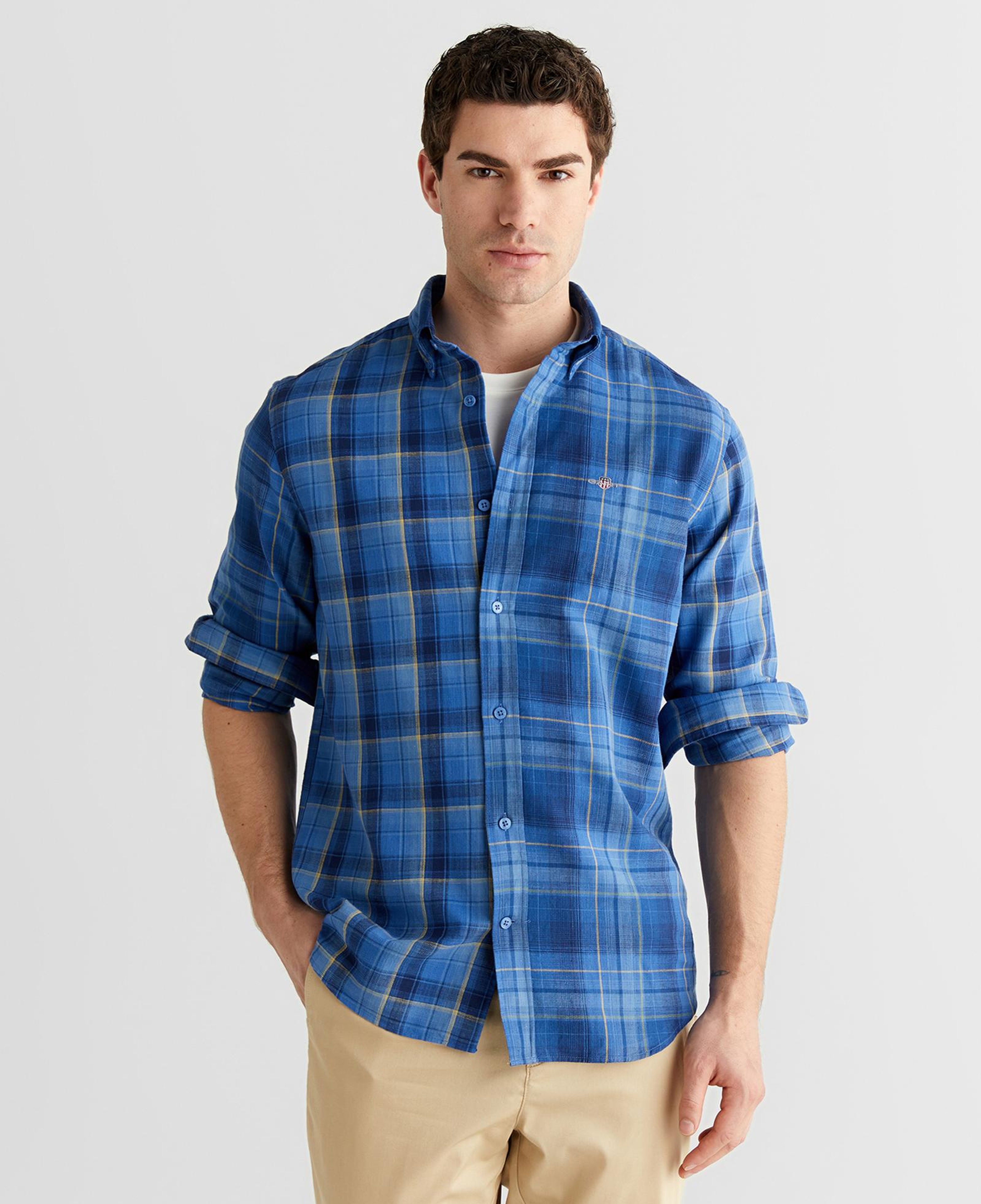 GANT Erkek Lacivert Gömlek