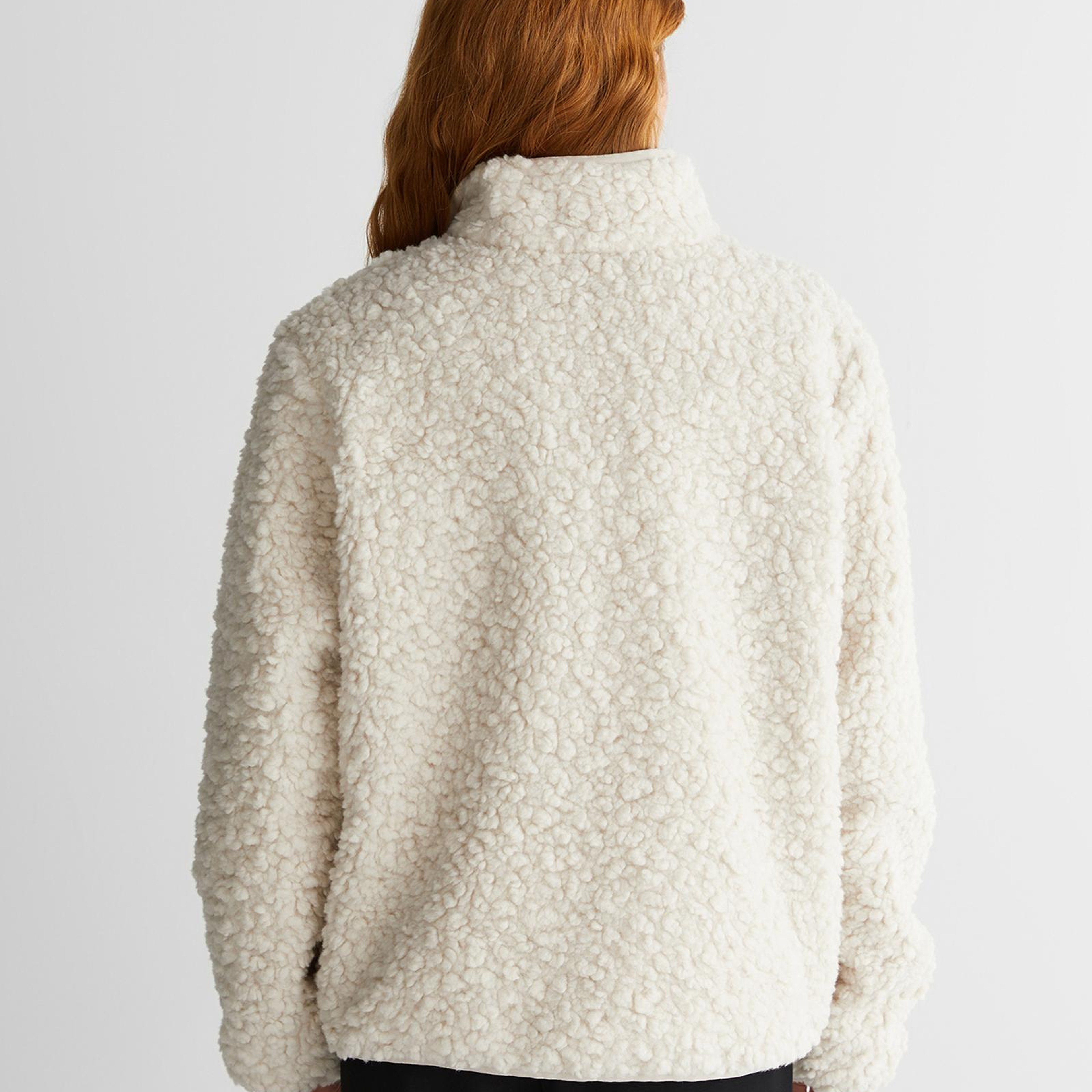 GANT Kadın Krem Polar Ceket