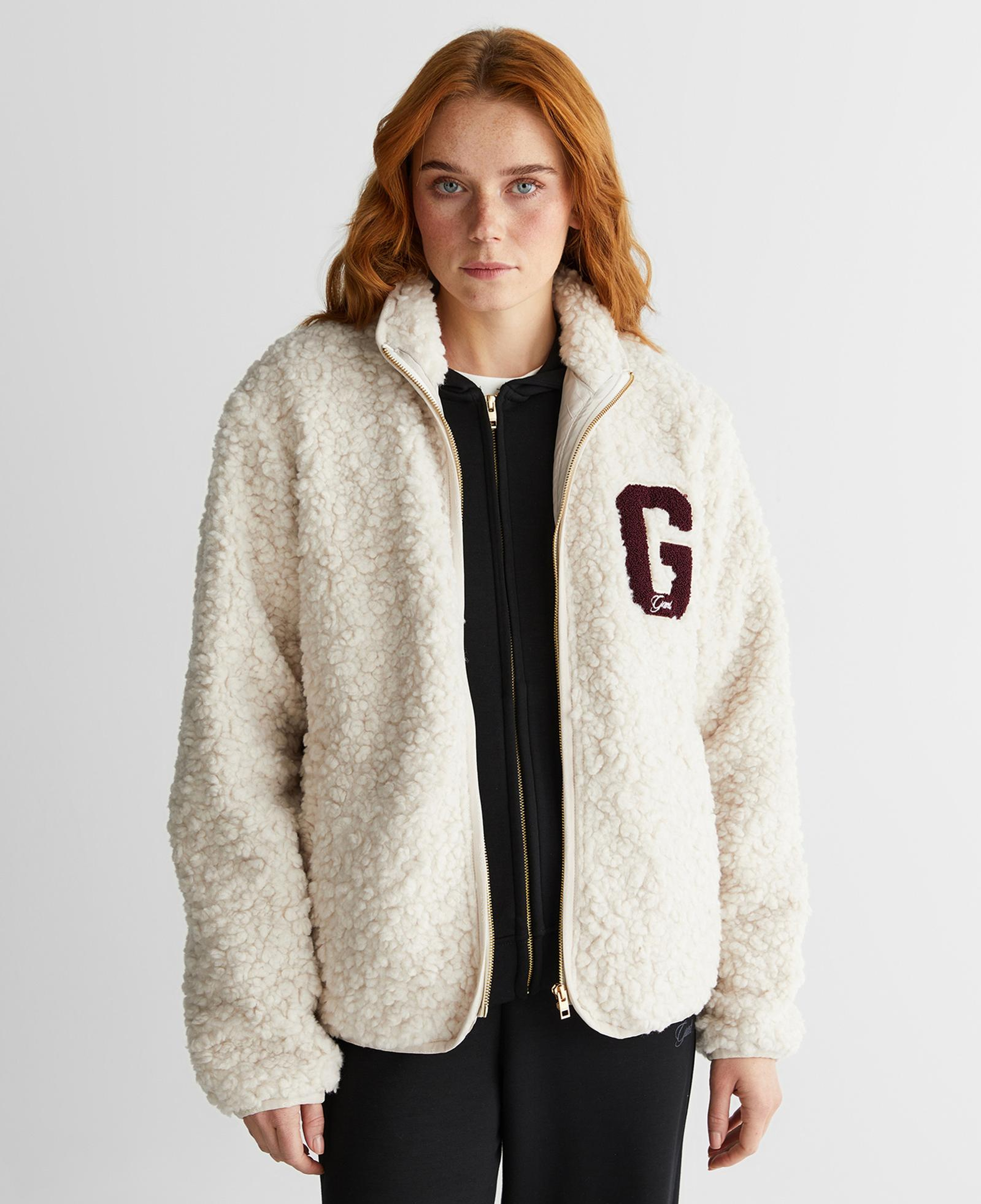 GANT Kadın Krem Polar Ceket