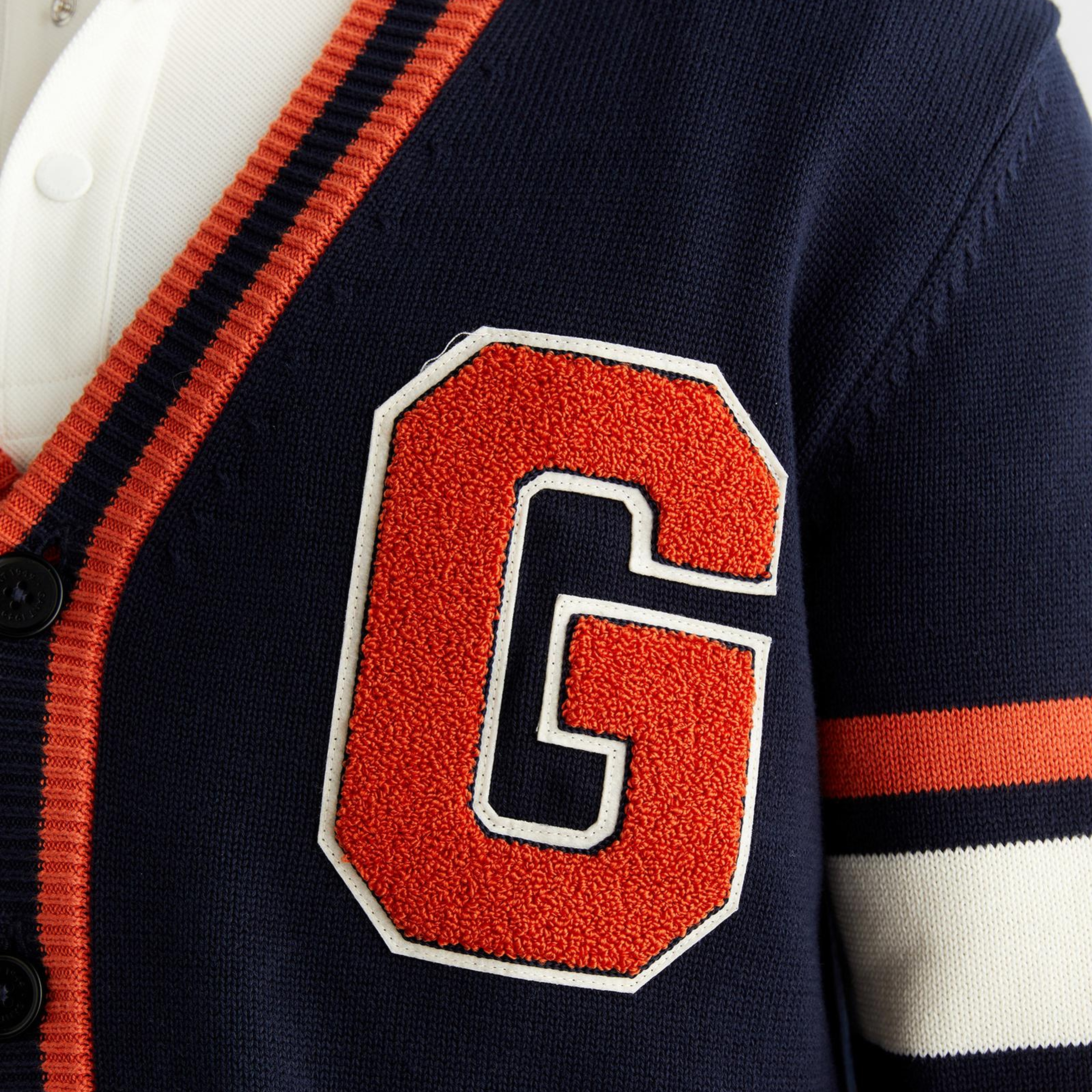 GANT Erkek Lacivert Regular Fit V Yaka Triko