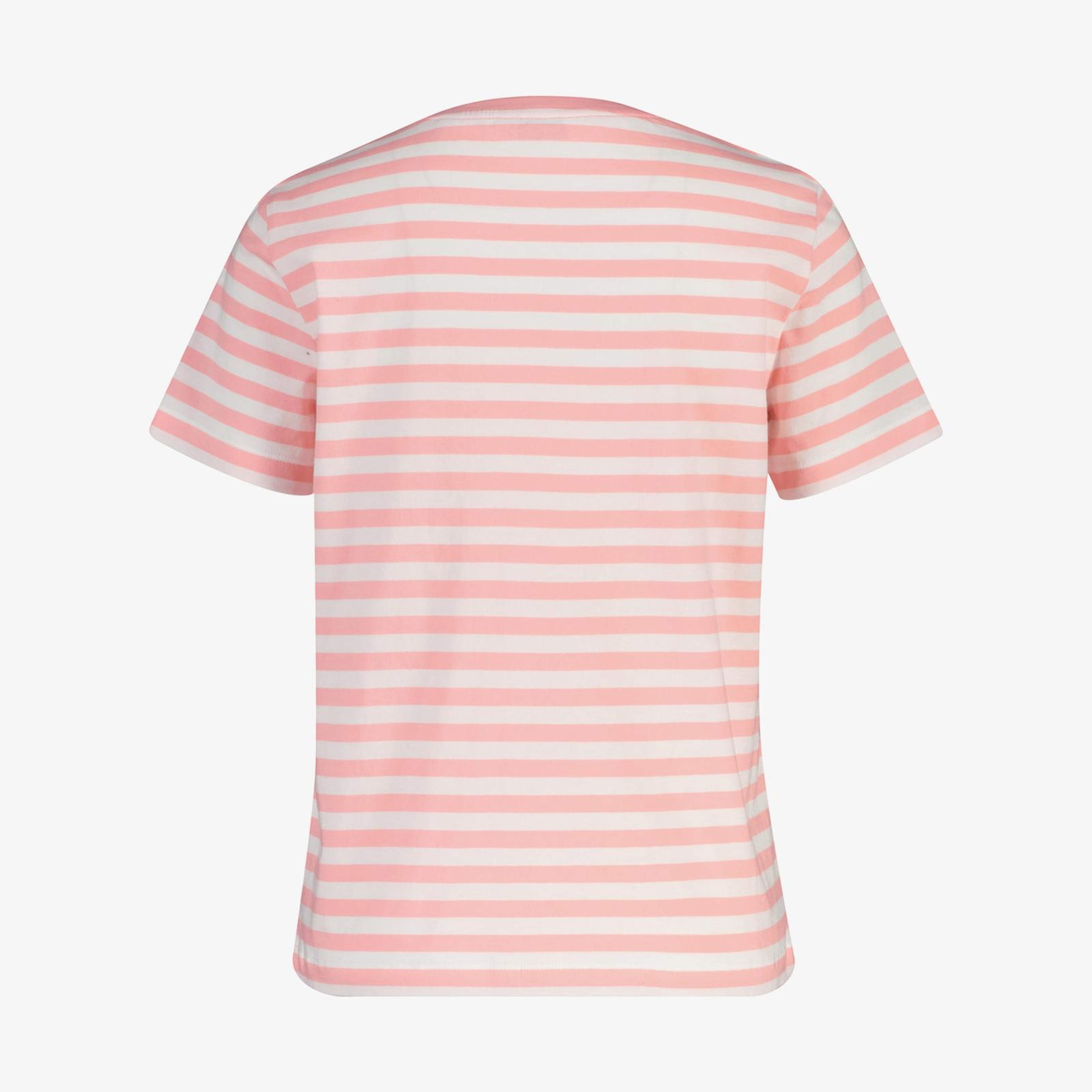 GANT Kadın Pembe Bisiklet Yaka Regular Fit Logolu T-Shirt