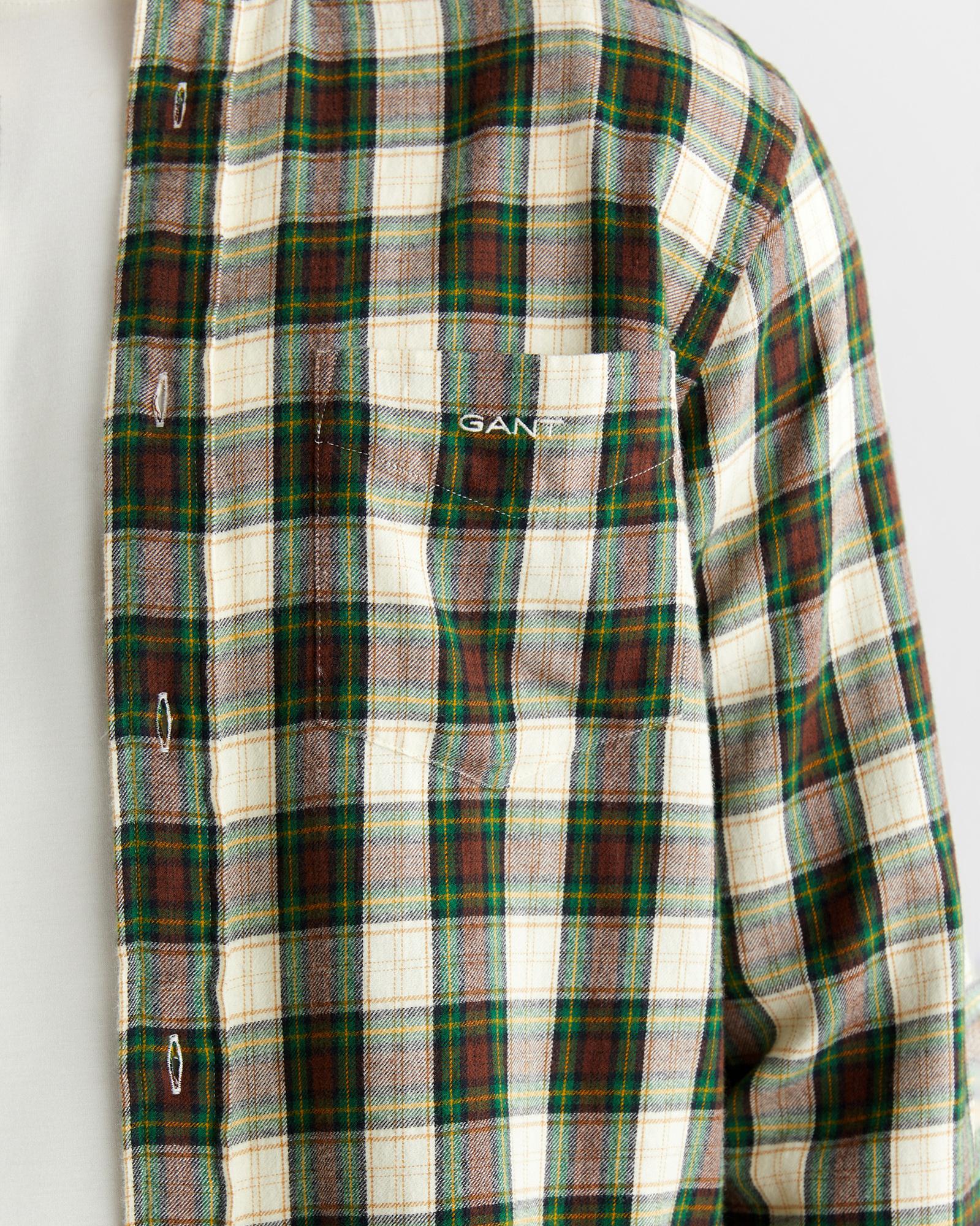 GANT Erkek Krem Regular Fit Düğmeli Gömlek