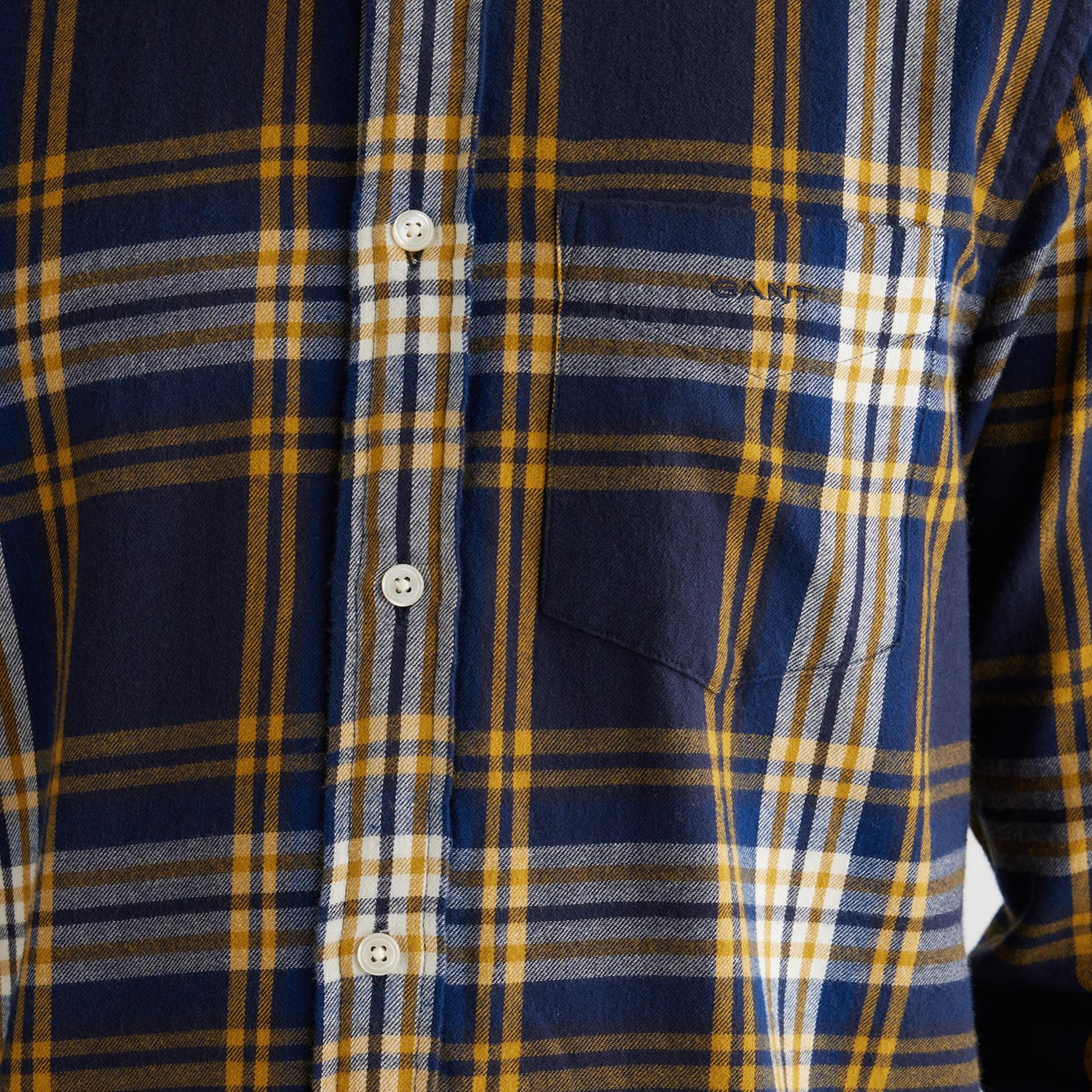 GANT Erkek Lacivert Regular Fit Düğmeli Gömlek