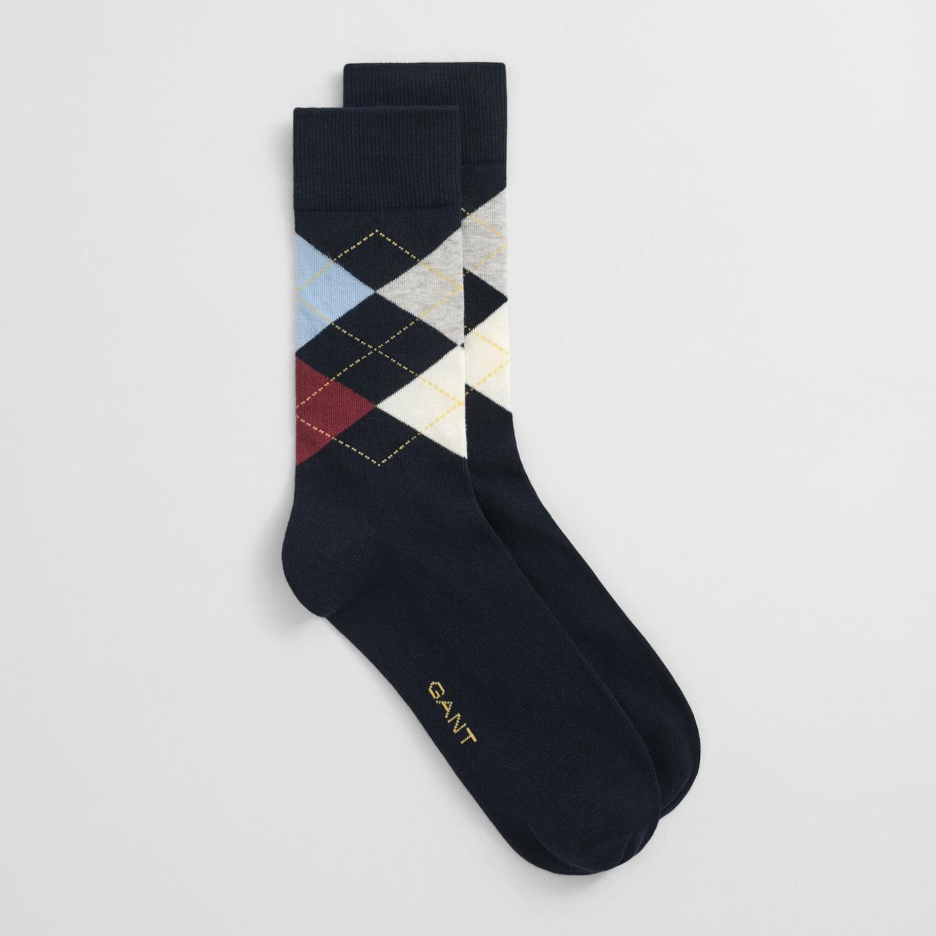 GANT Unisex Lacivert Standart Fit Çorap
