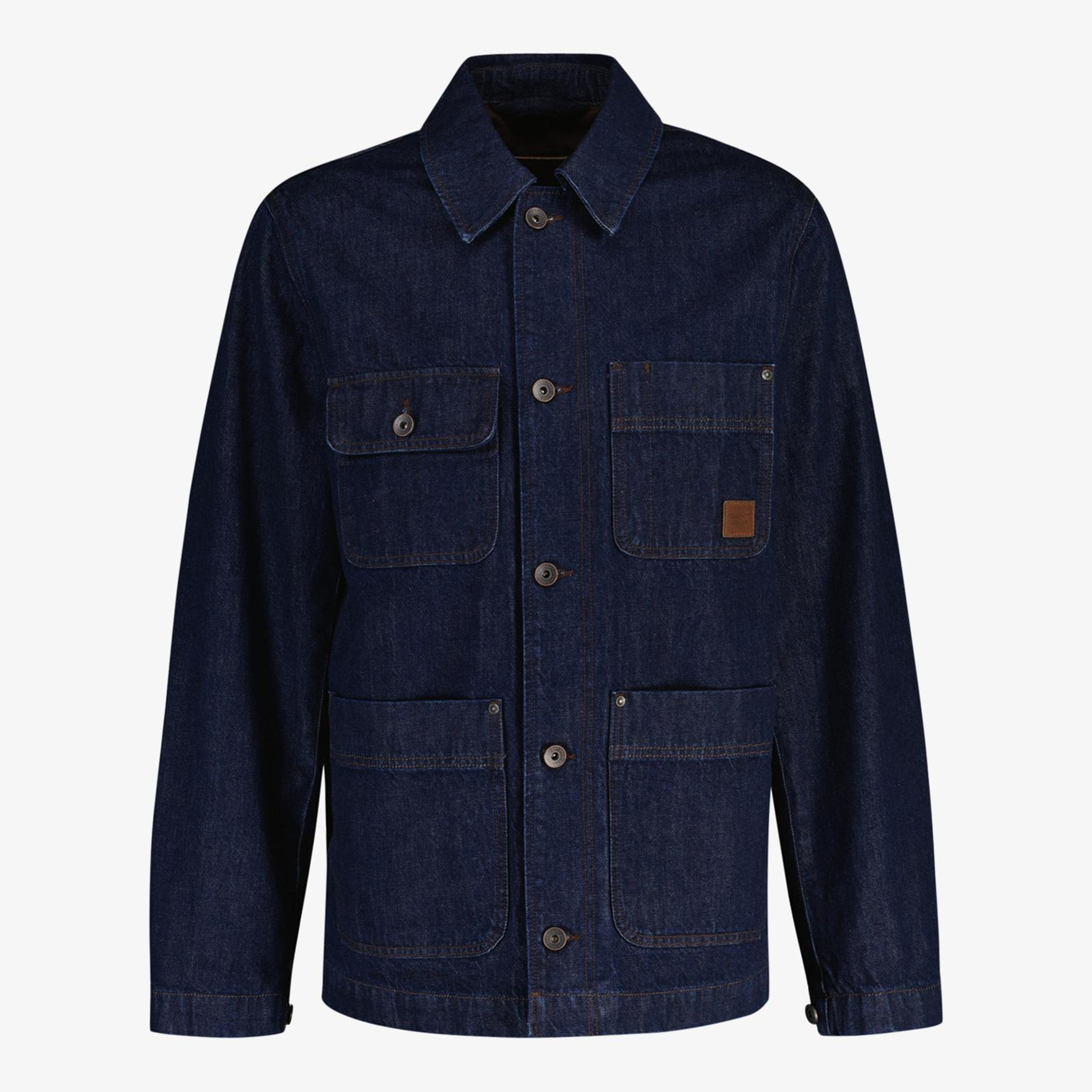 GANT Erkek Lacivert Düğmeli Yaka Ceket