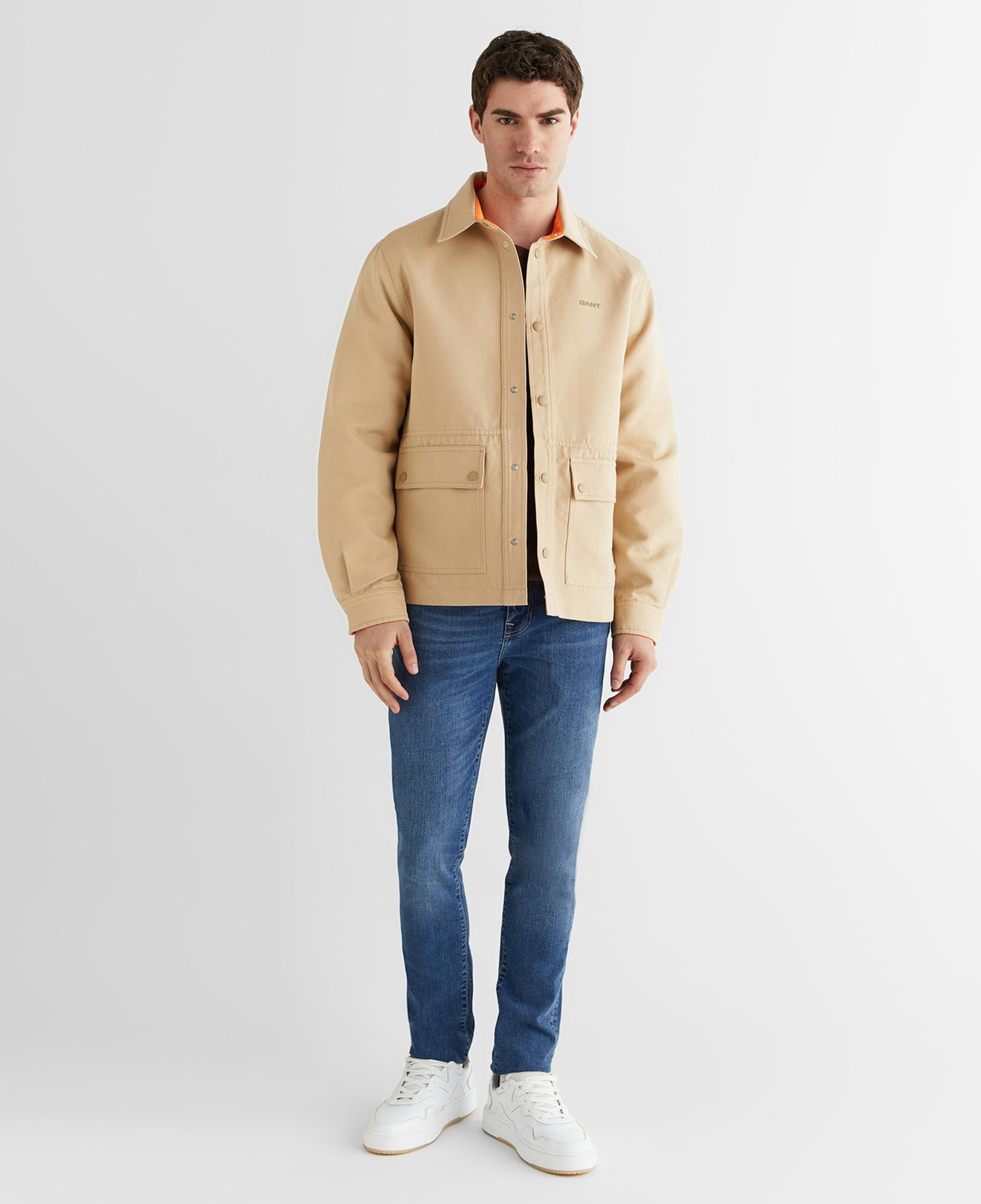 GANT Erkek Bej Gömlek Yaka Ceket
