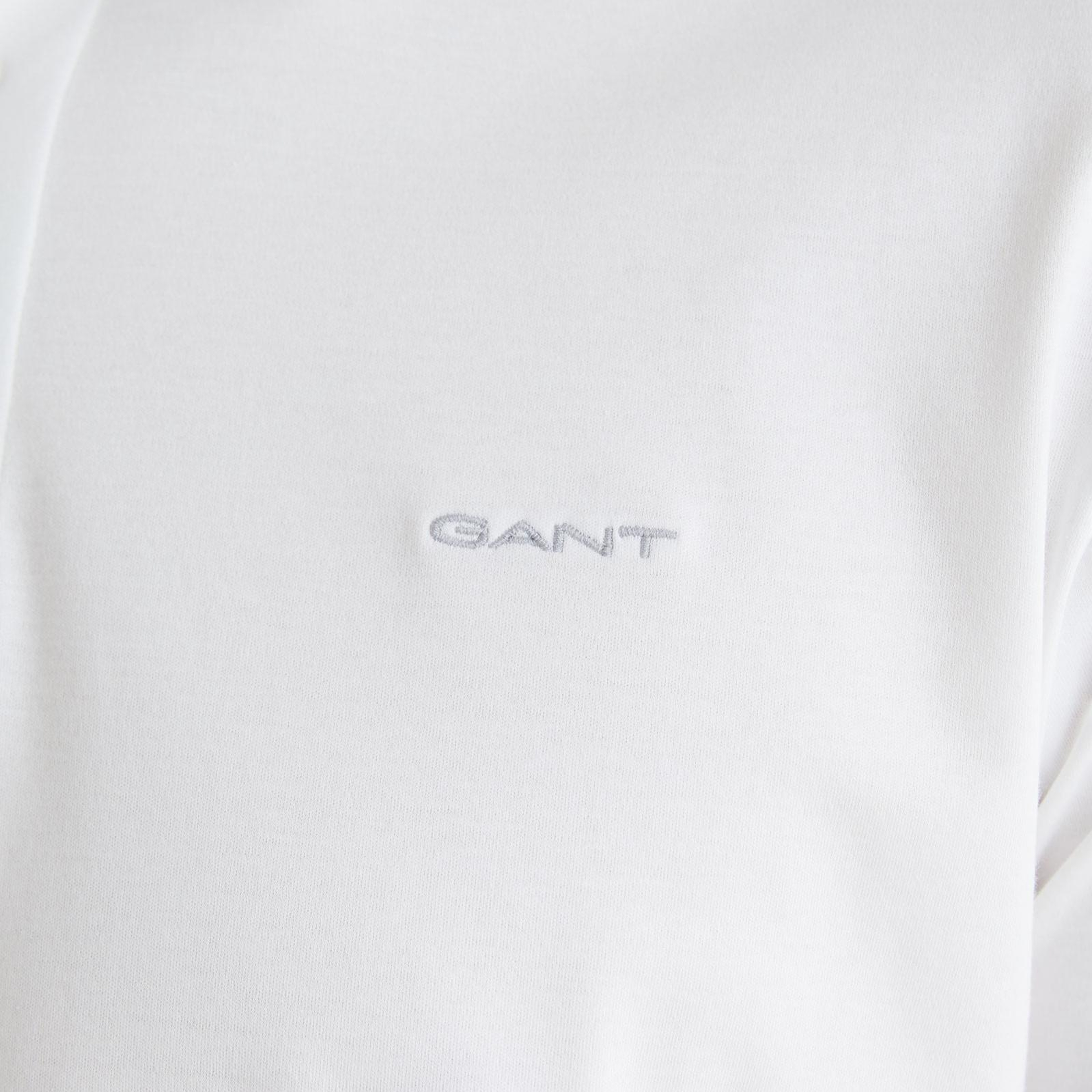 GANT Erkek Beyaz Slim Fit Polo