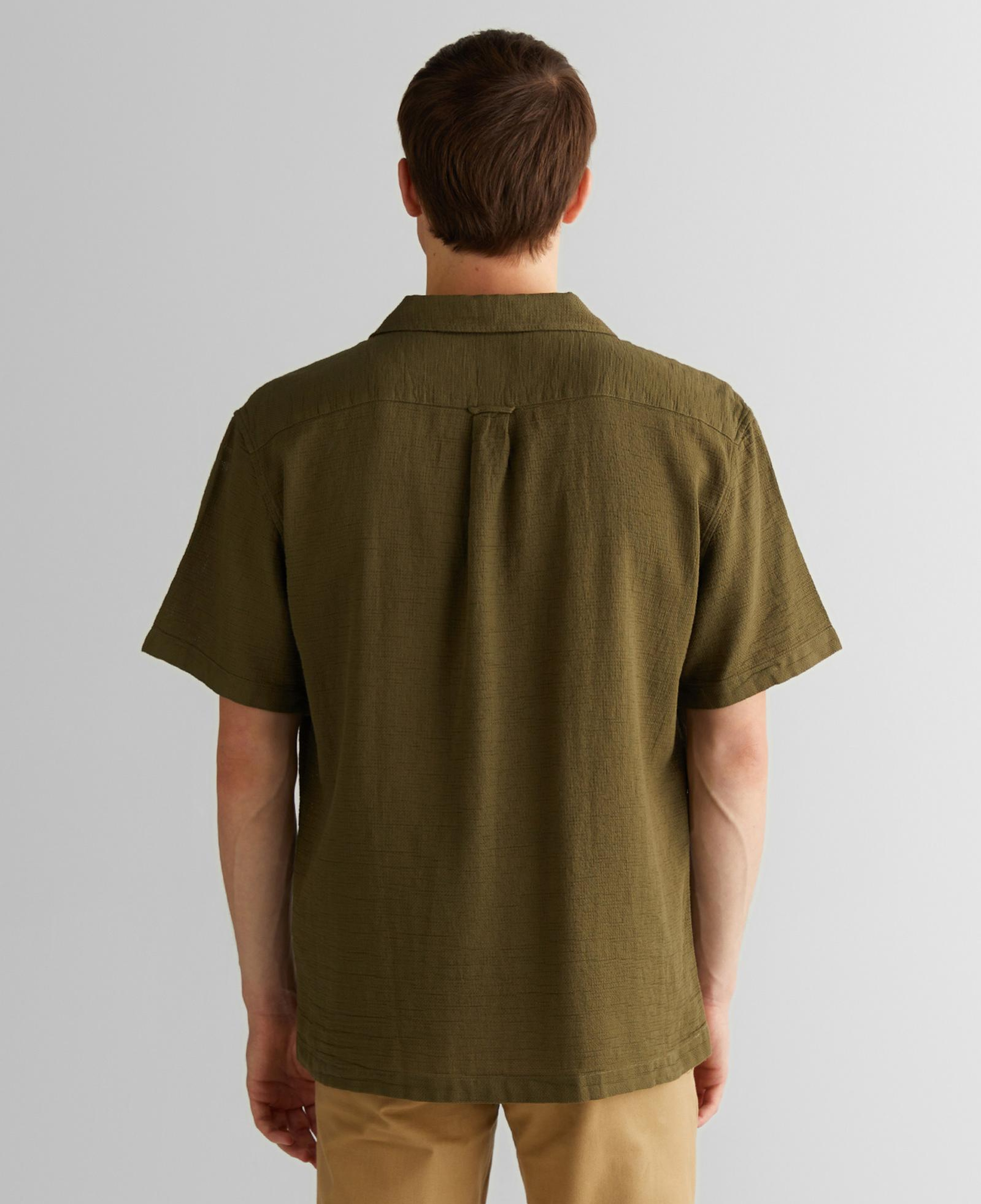 GANT Erkek Yeşil Regular Fit Klasik Yaka Gömlek