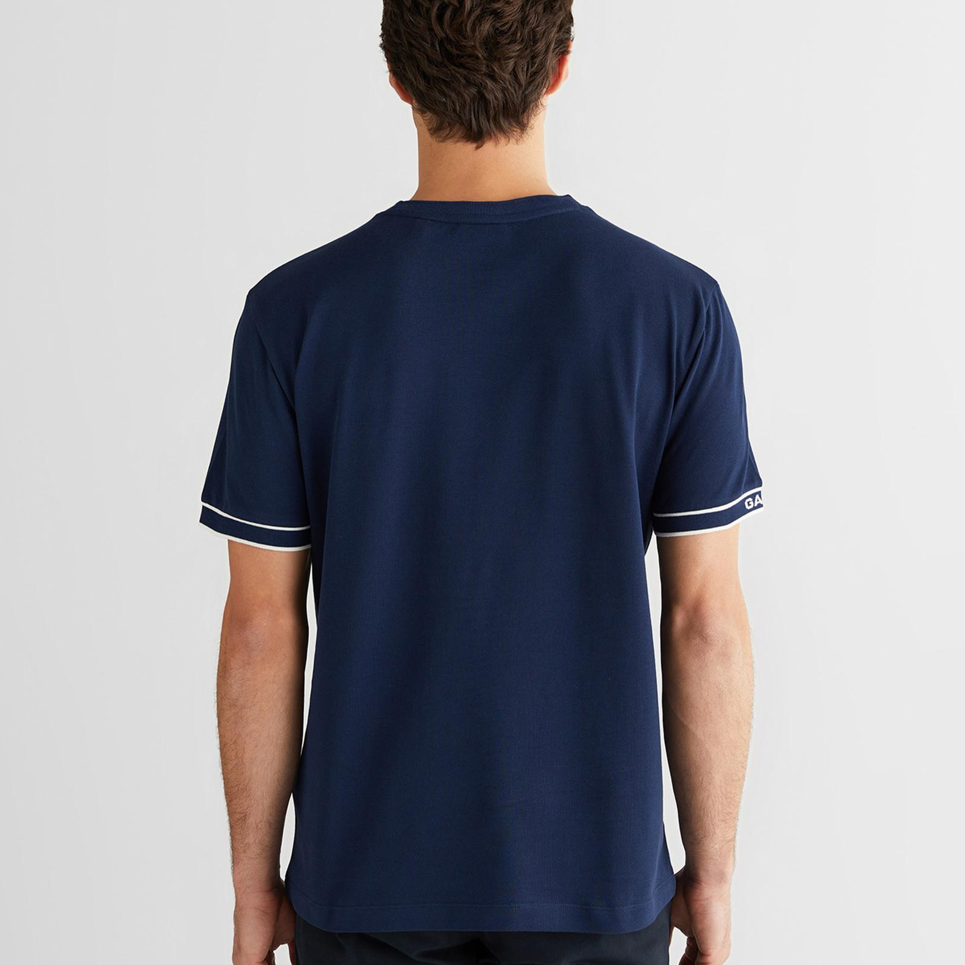 GANT Erkek Lacivert Regular Fit T-Shirt
