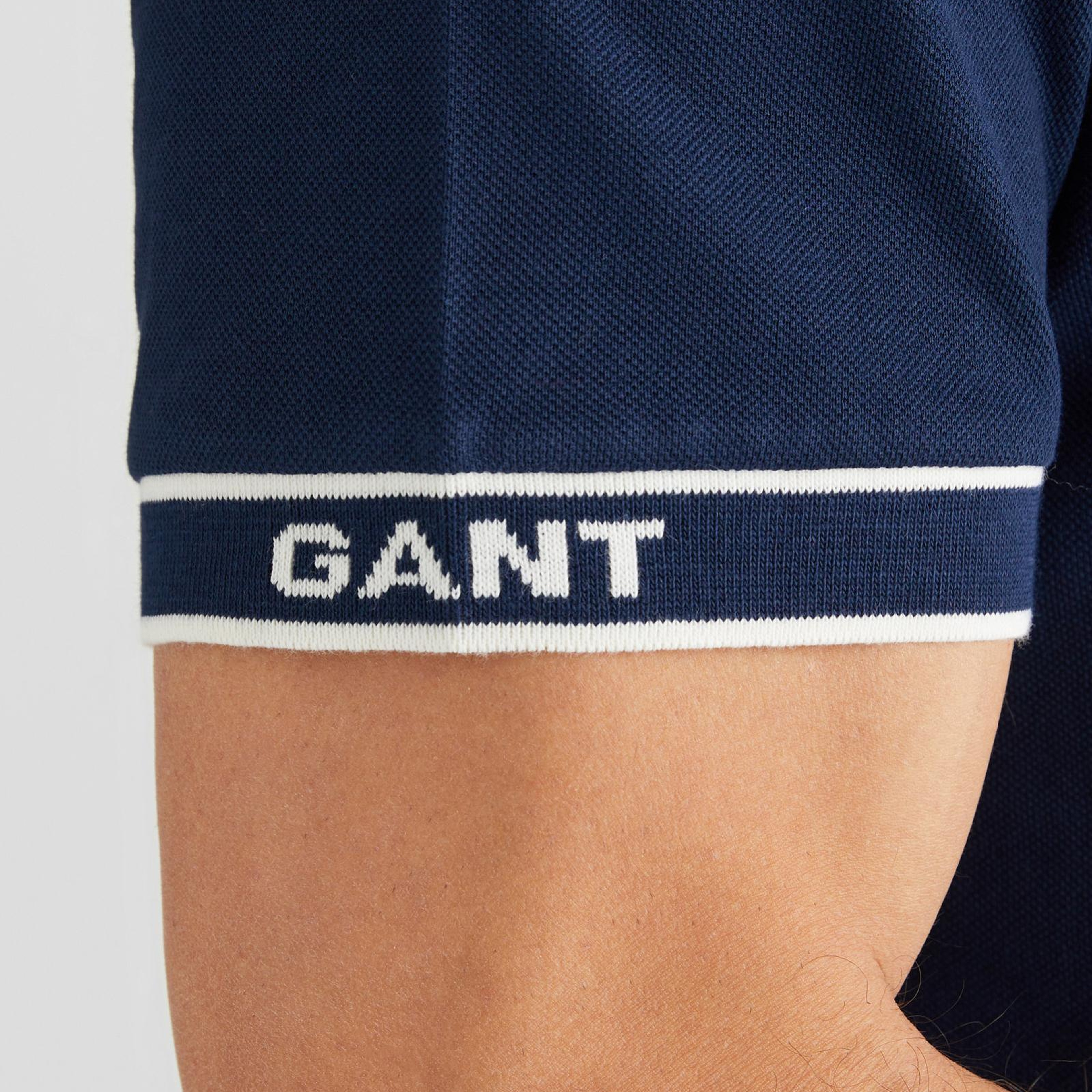 GANT Erkek Lacivert Regular Fit T-Shirt