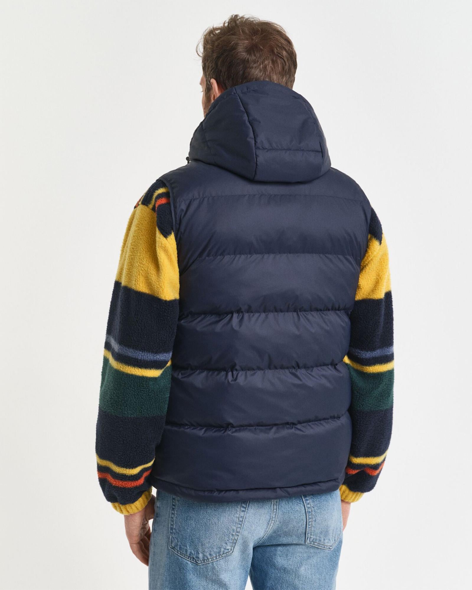 GANT Erkek Lacivert Regular Fit Fermuarlı Yelek