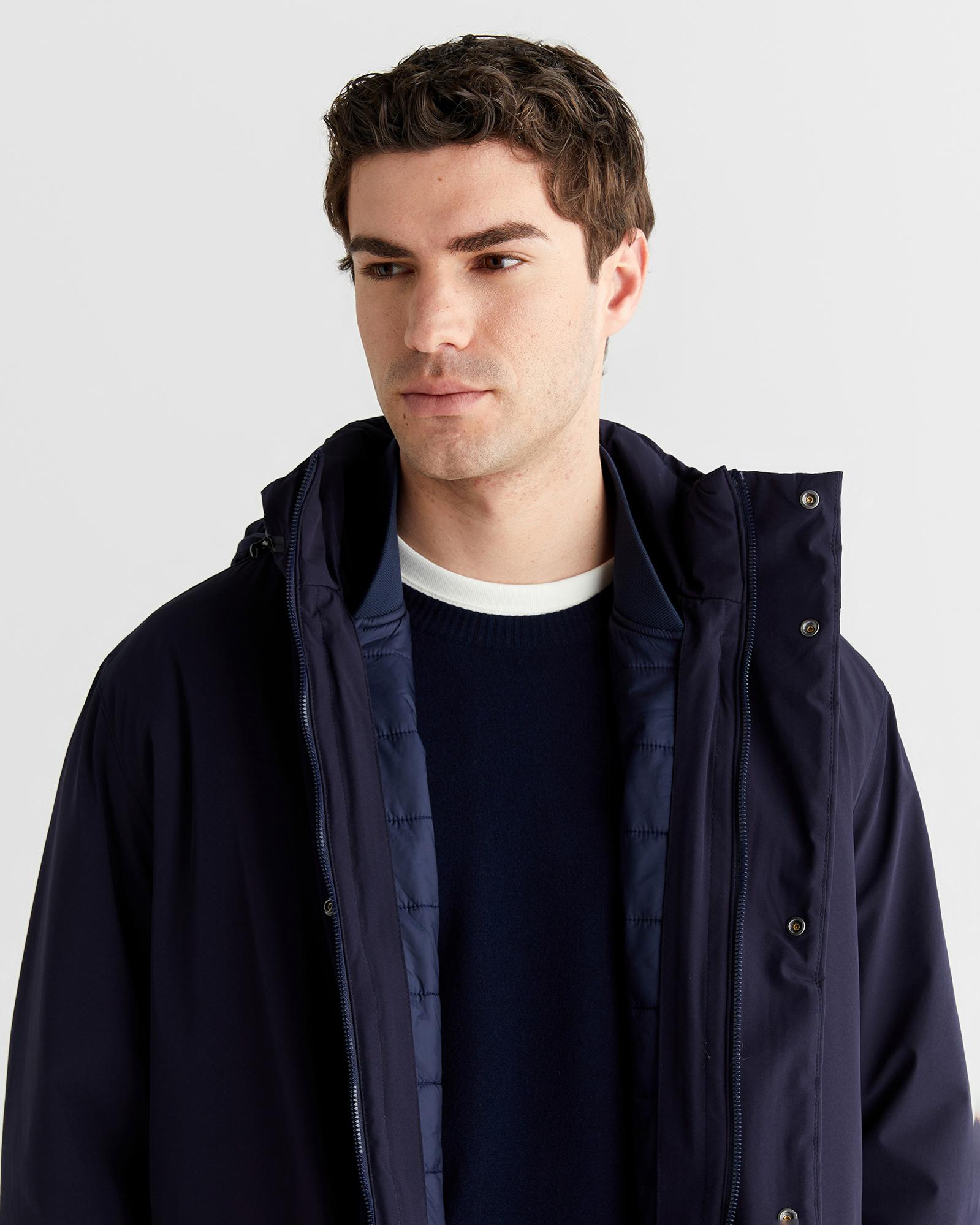 GANT Erkek Lacivert Regular Fit  Mont