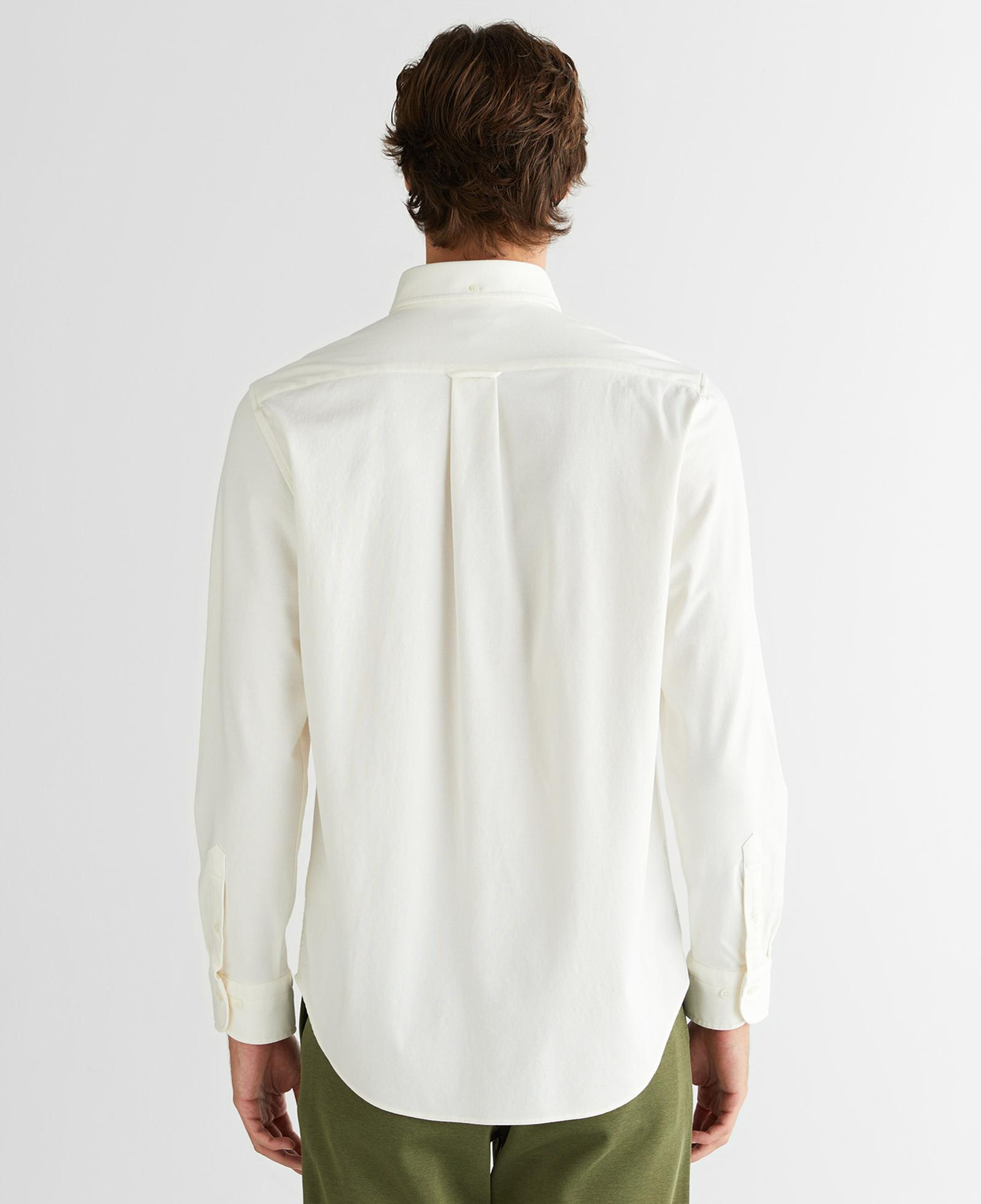 GANT Erkek Krem Regular Fit Düğmeli Yaka Gömlek