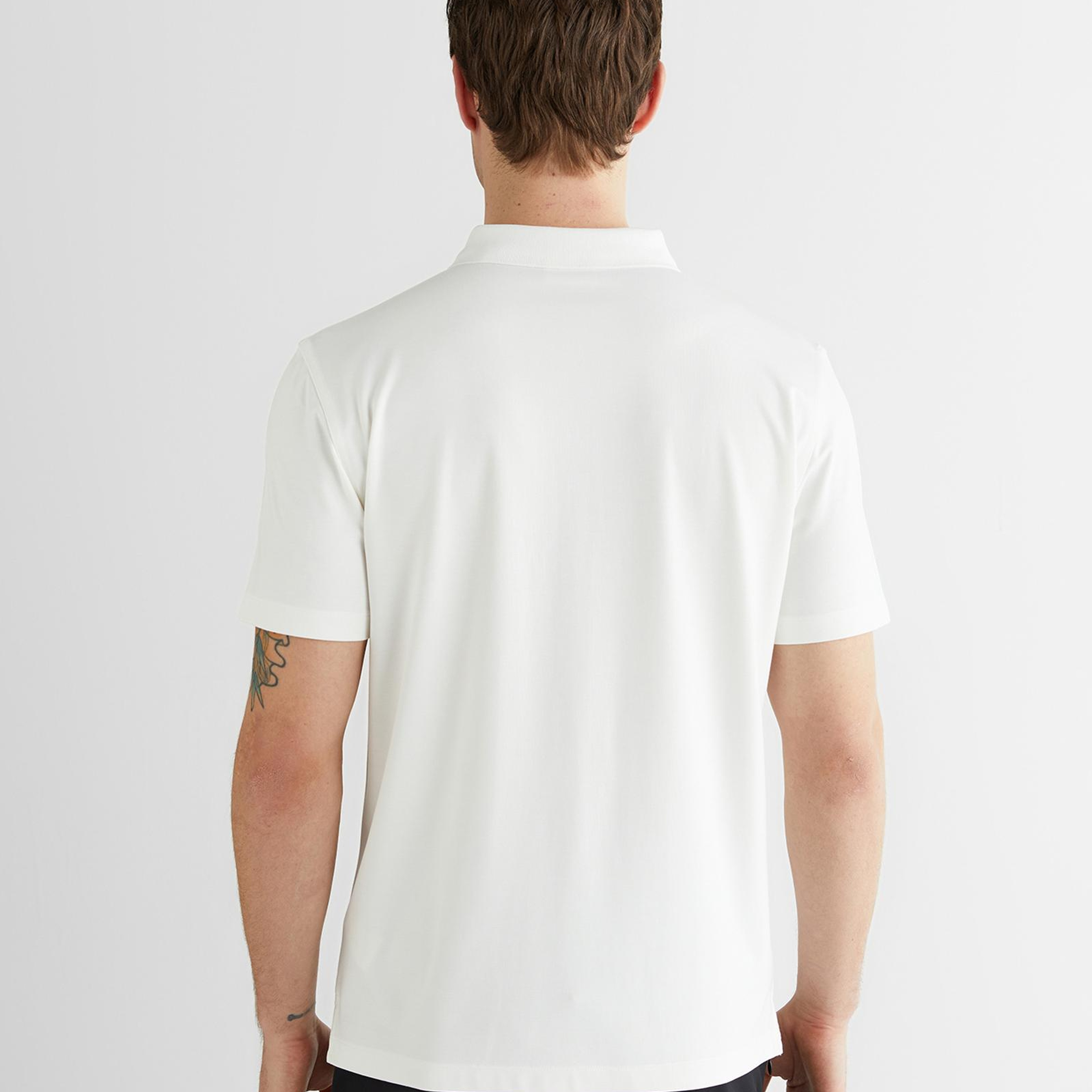 GANT Erkek Beyaz Regular Fit Logolu Polo Yaka T-Shirt