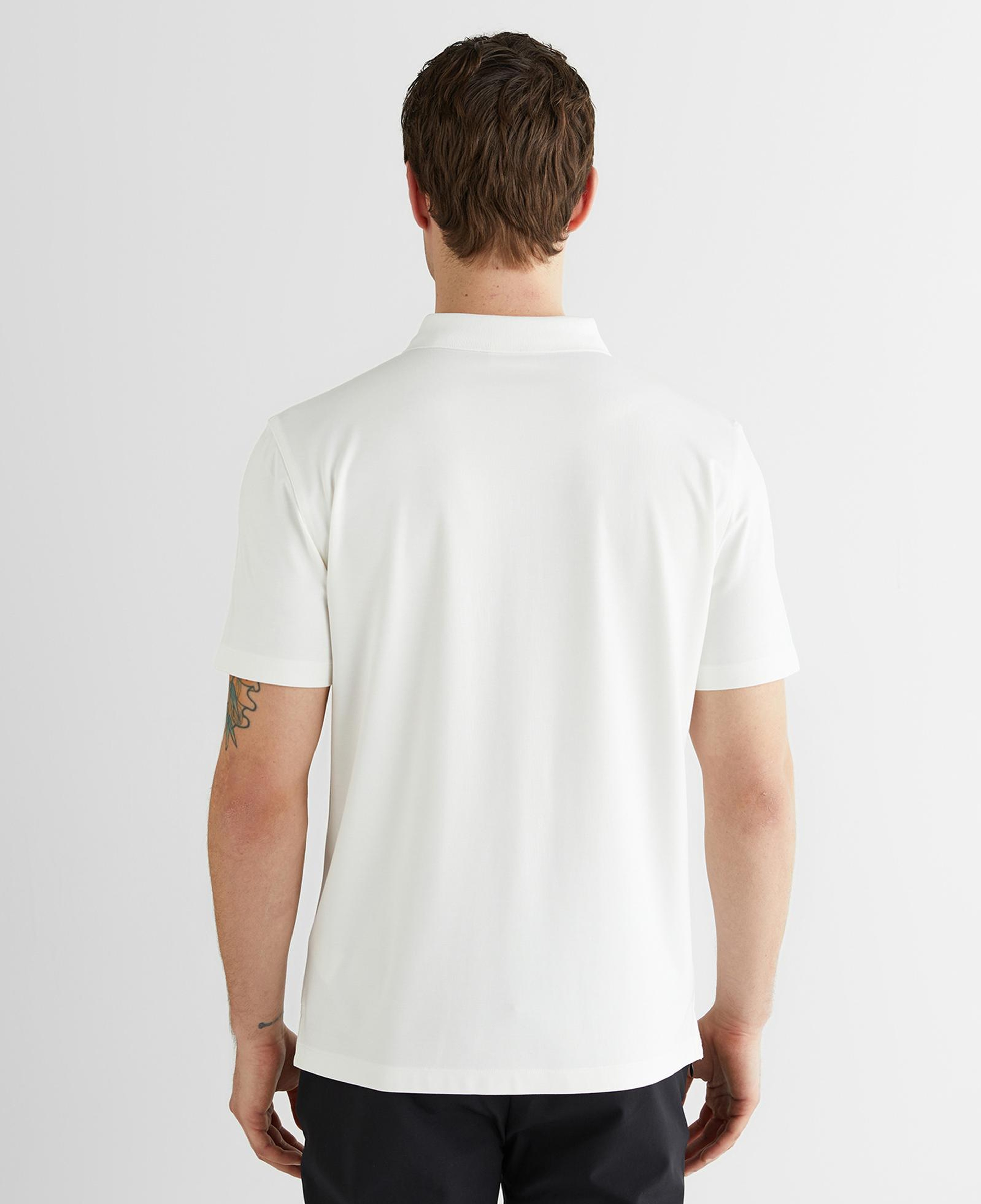 GANT Erkek Beyaz Regular Fit Logolu Polo Yaka T-Shirt