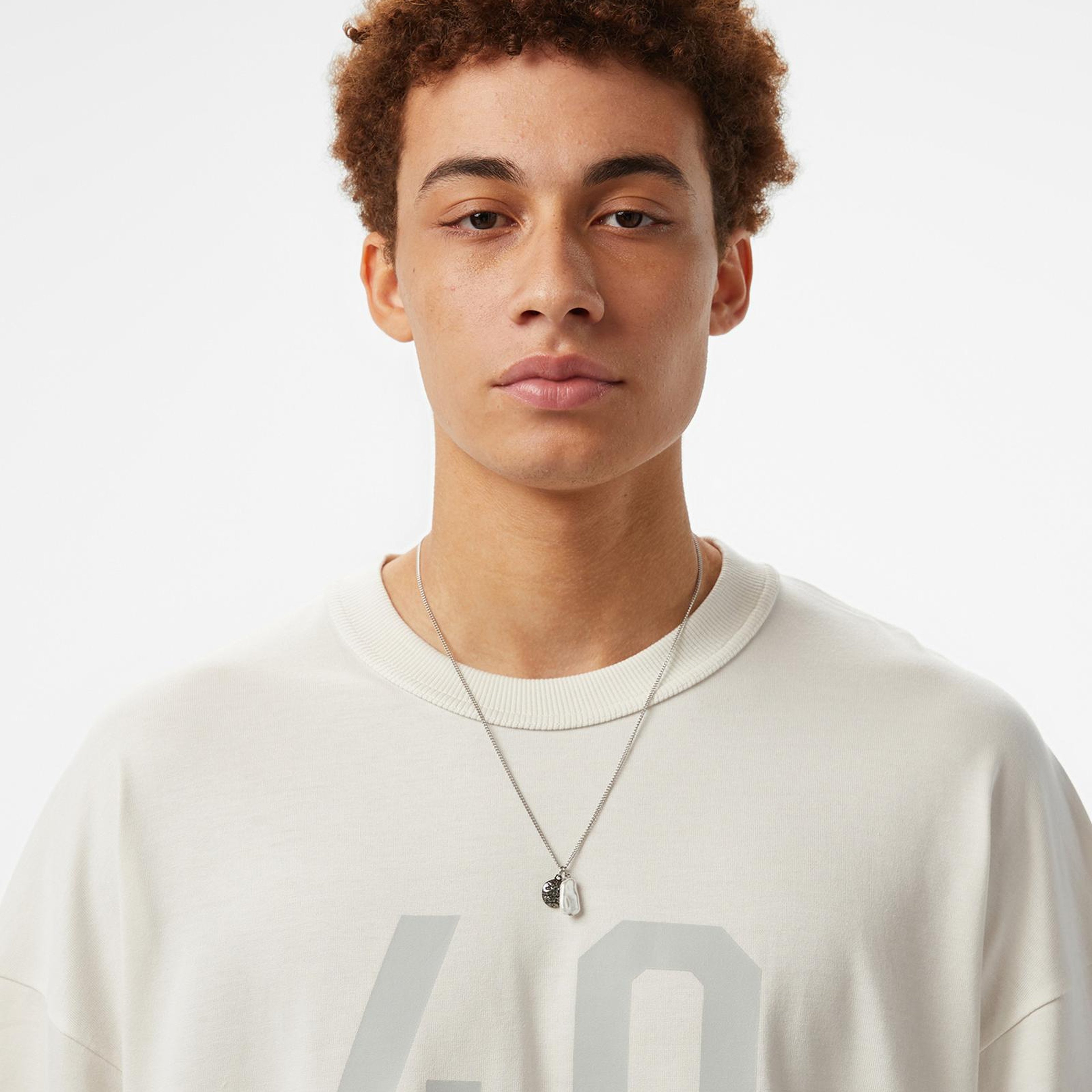 GANT Erkek Beyaz T-Shirt
