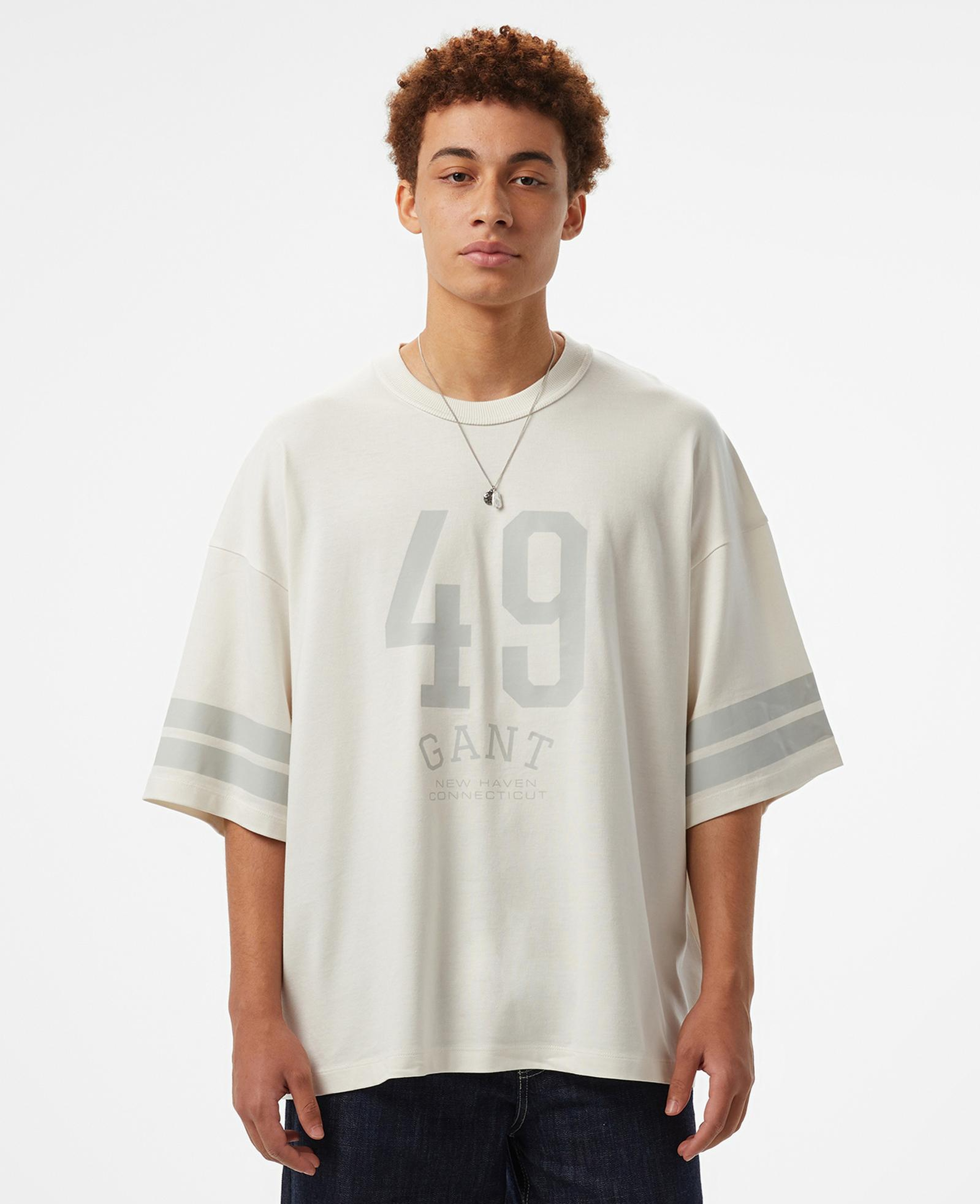 GANT Erkek Beyaz T-Shirt