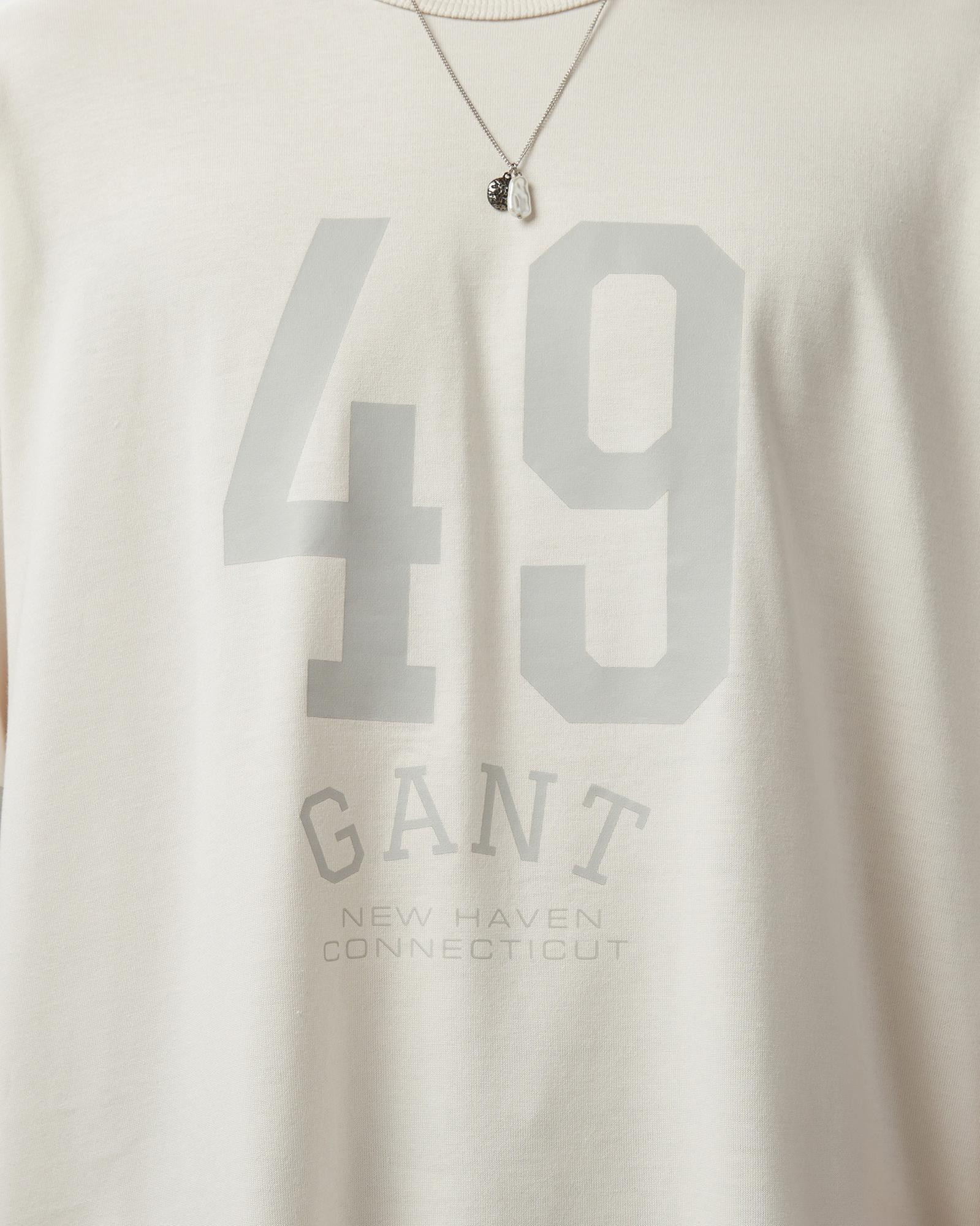 GANT Erkek Beyaz T-Shirt