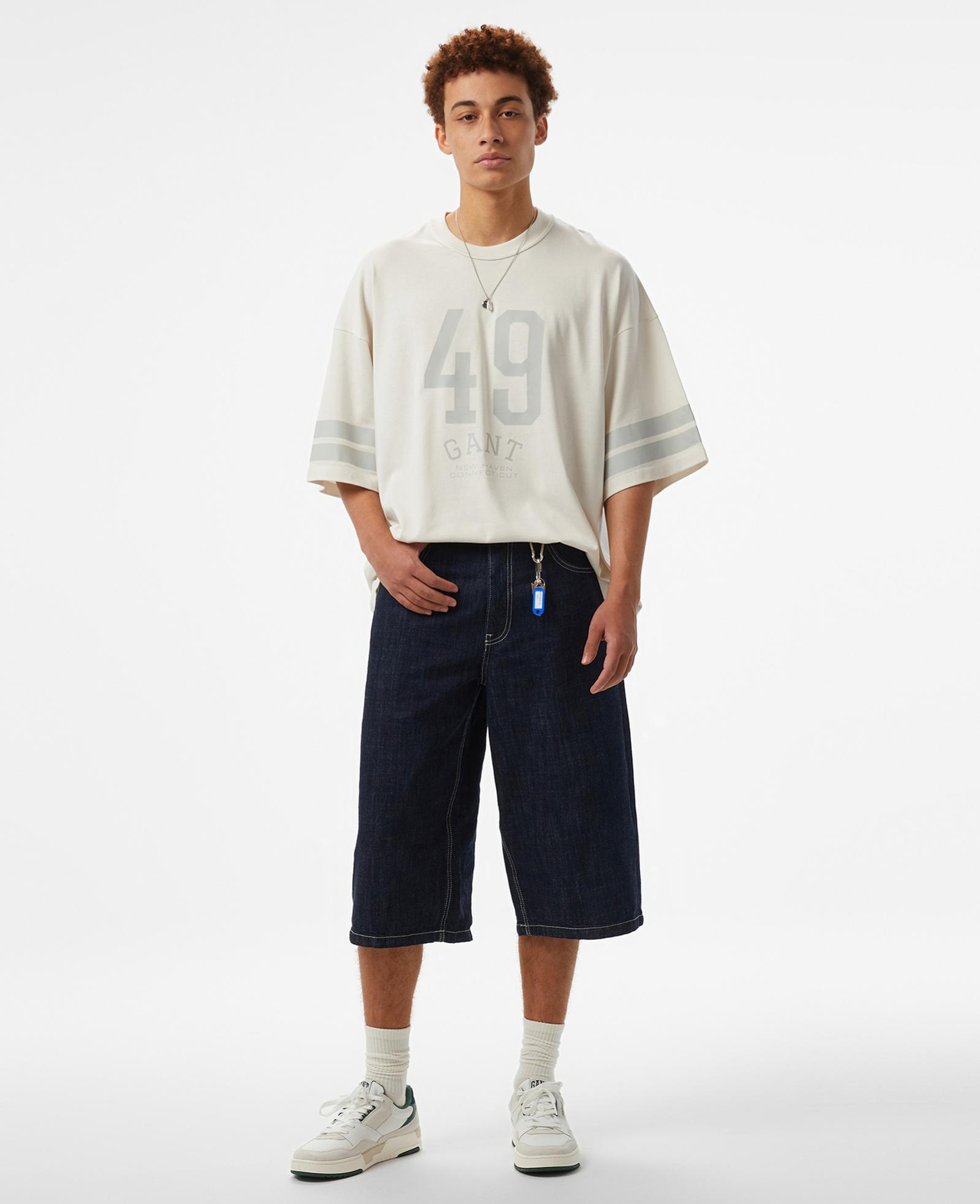 GANT Erkek Beyaz T-Shirt