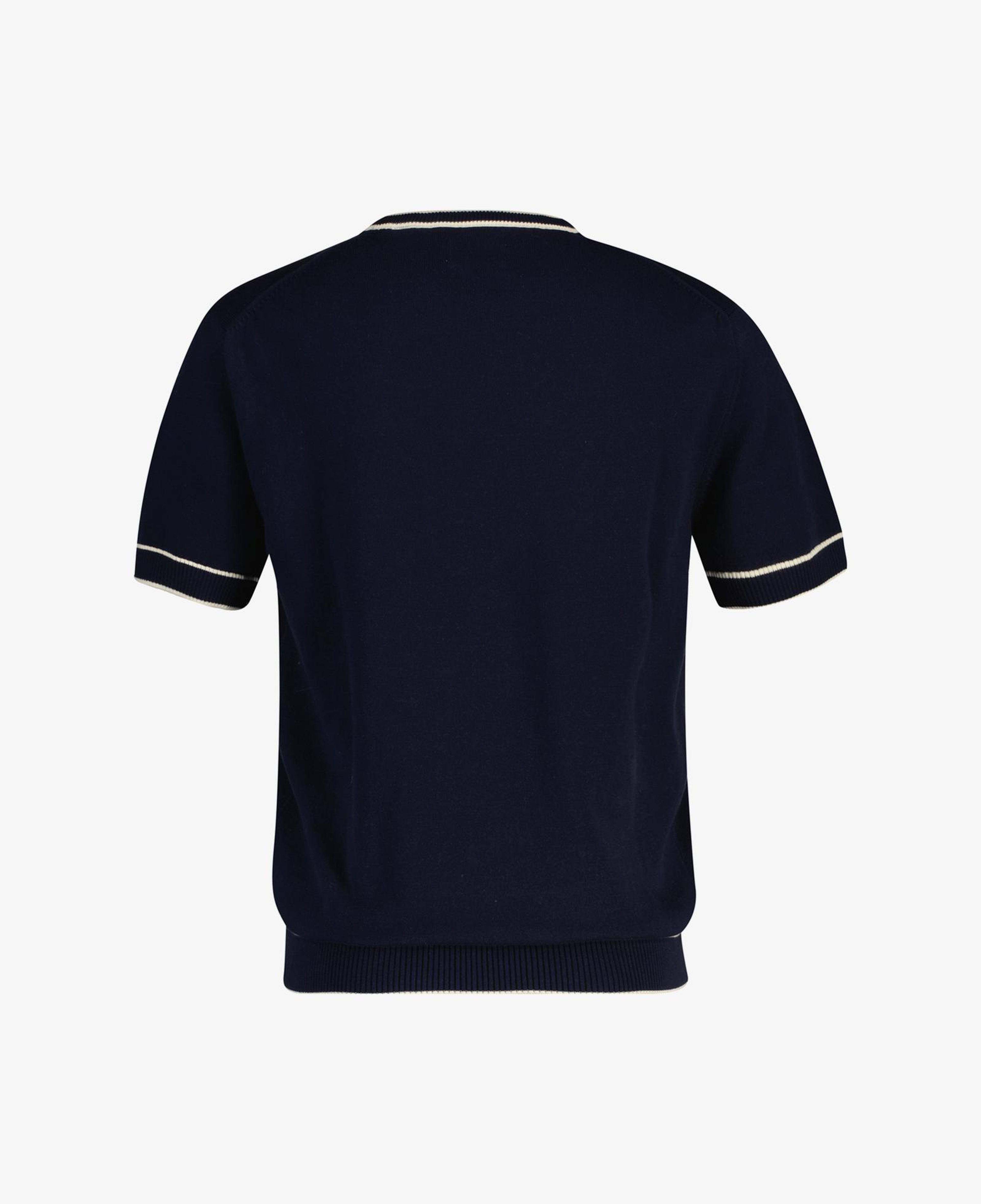 GANT Erkek Lacivert Regular Fit Kısa Kollu Triko