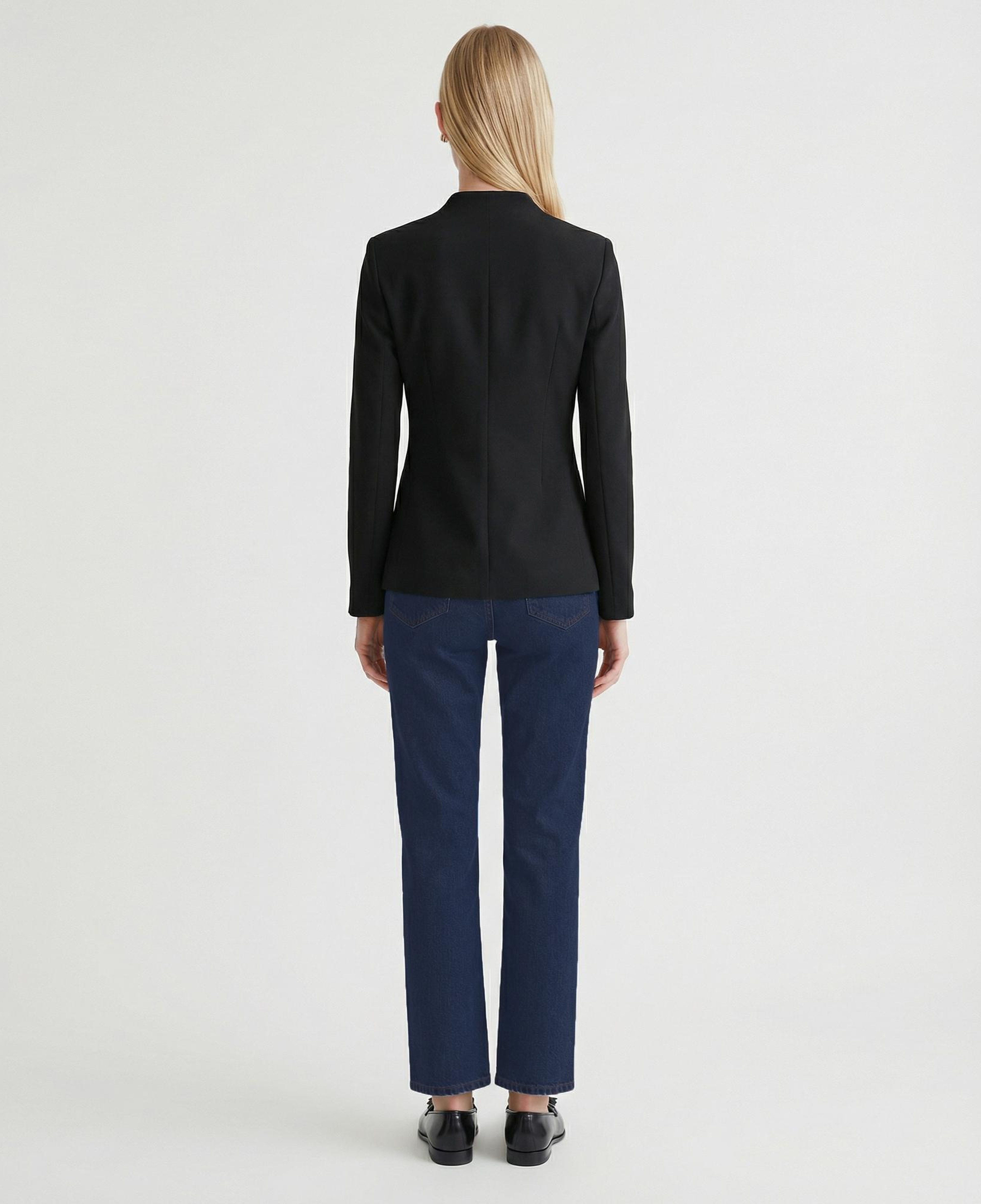 YARGICI Fitted Dik Yaka Uzun Kol Ceket