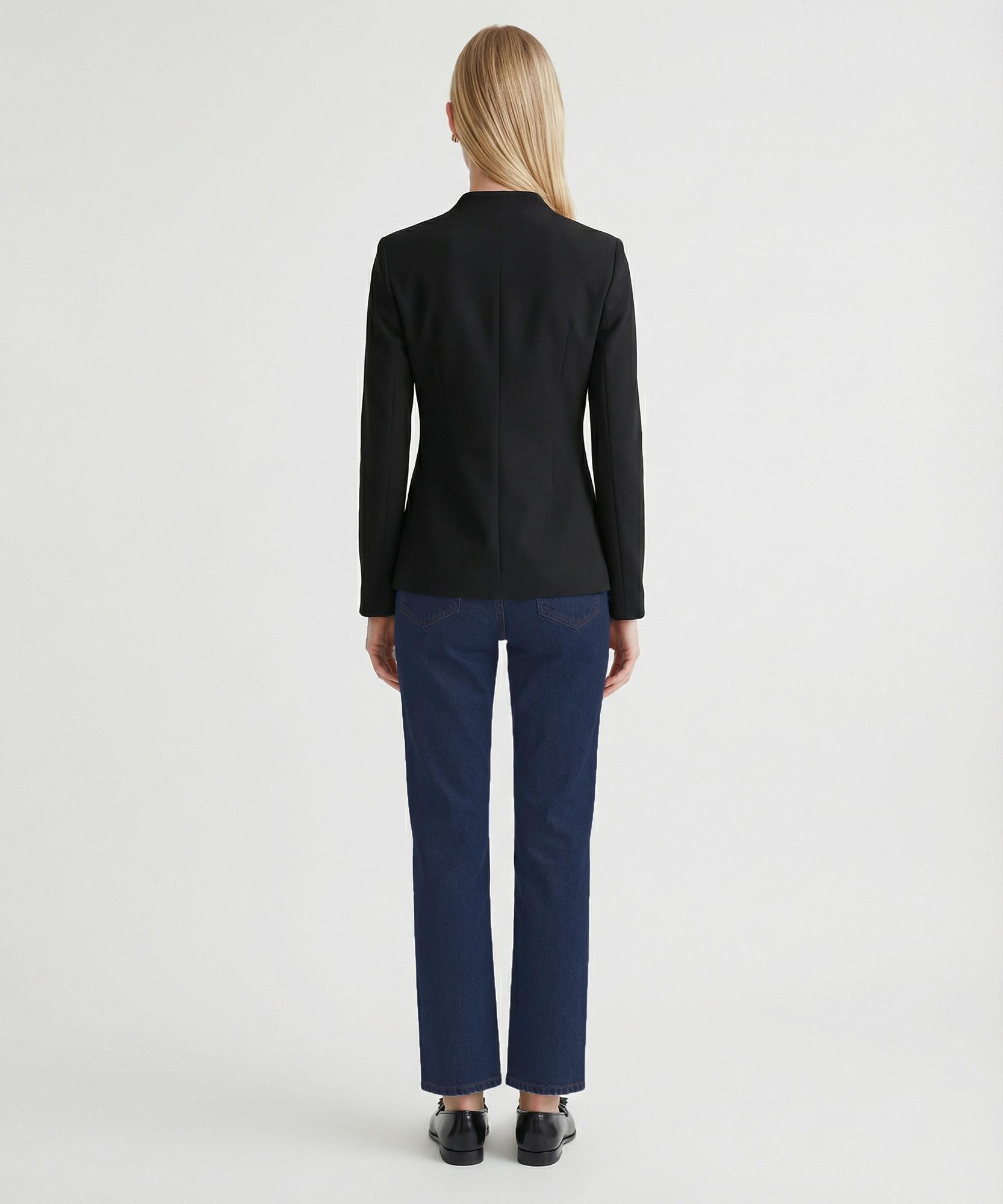 YARGICI Fitted Dik Yaka Uzun Kol Ceket