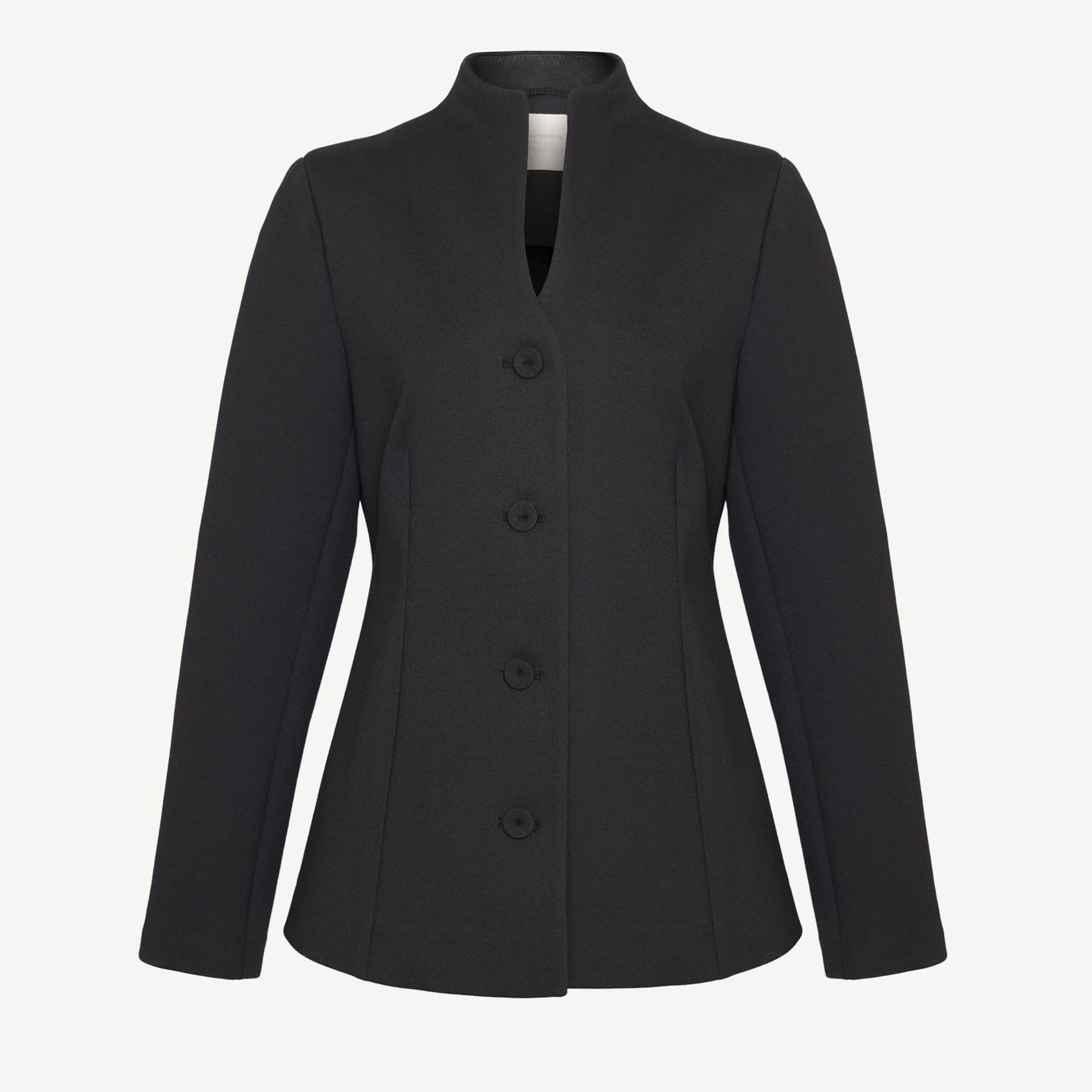 YARGICI Fitted Dik Yaka Uzun Kol Ceket