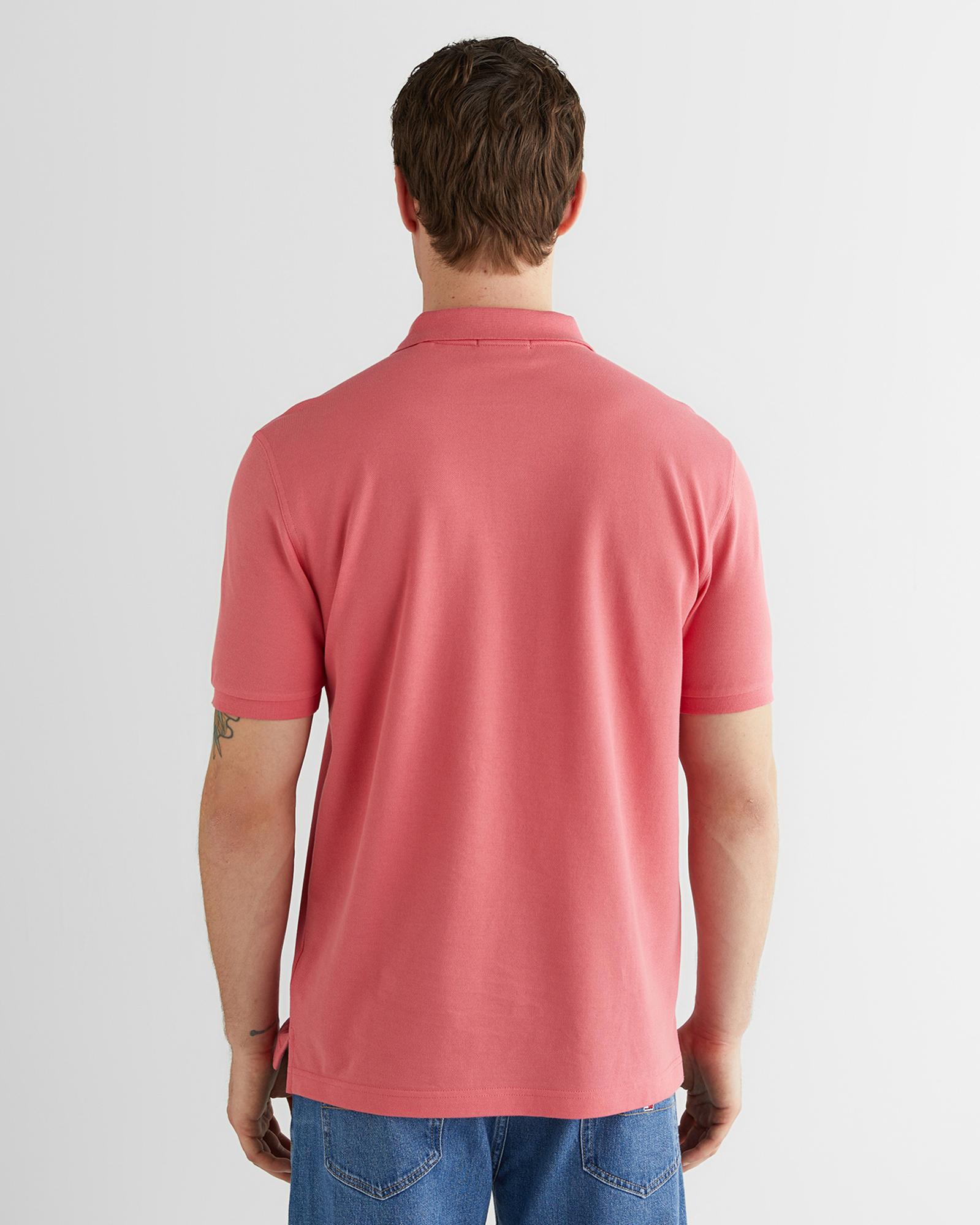 GANT Erkek Pembe Regular Fit Logolu Polo Yaka T-Shirt