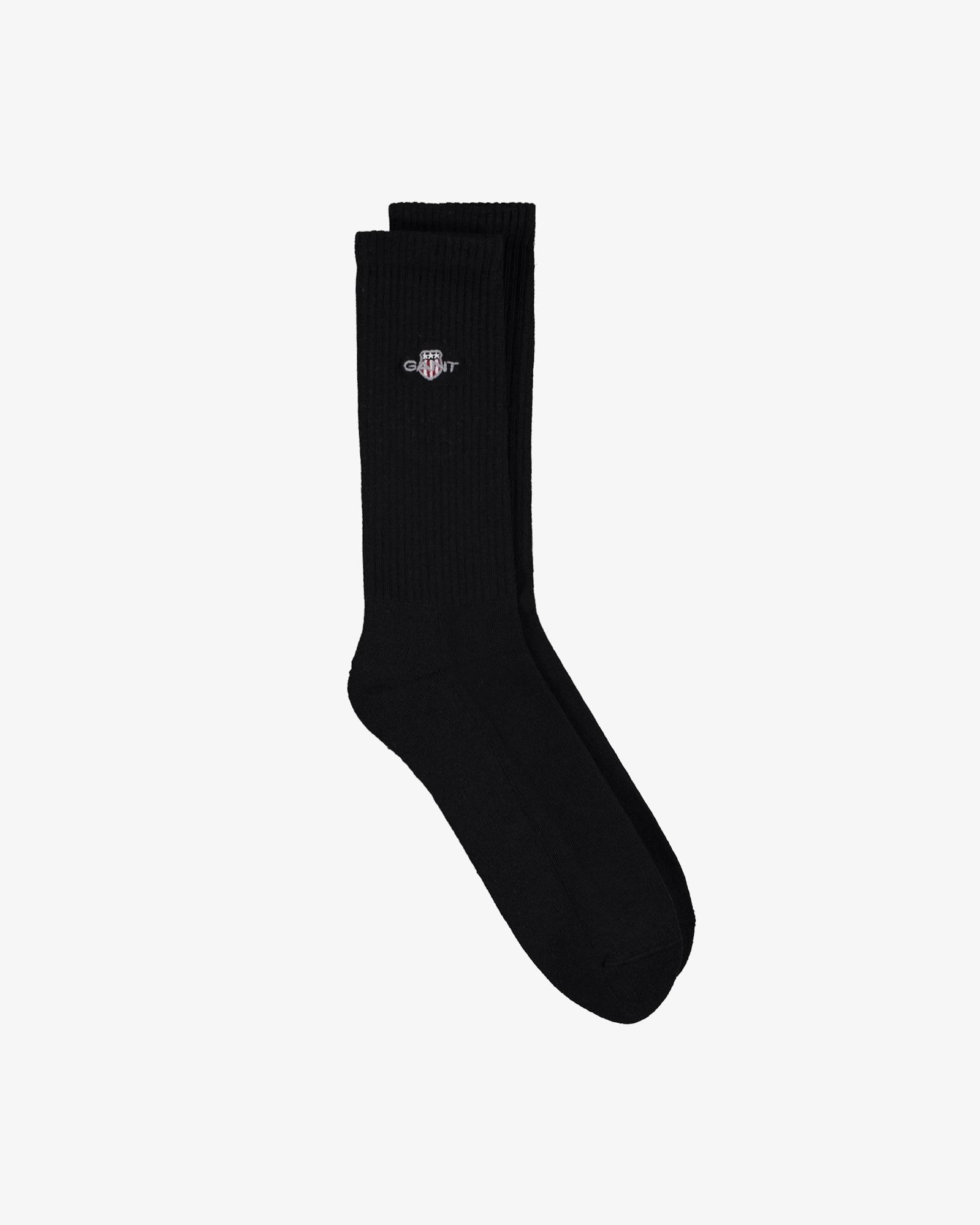 GANT Unisex Siyah Standart Fit  Çorap