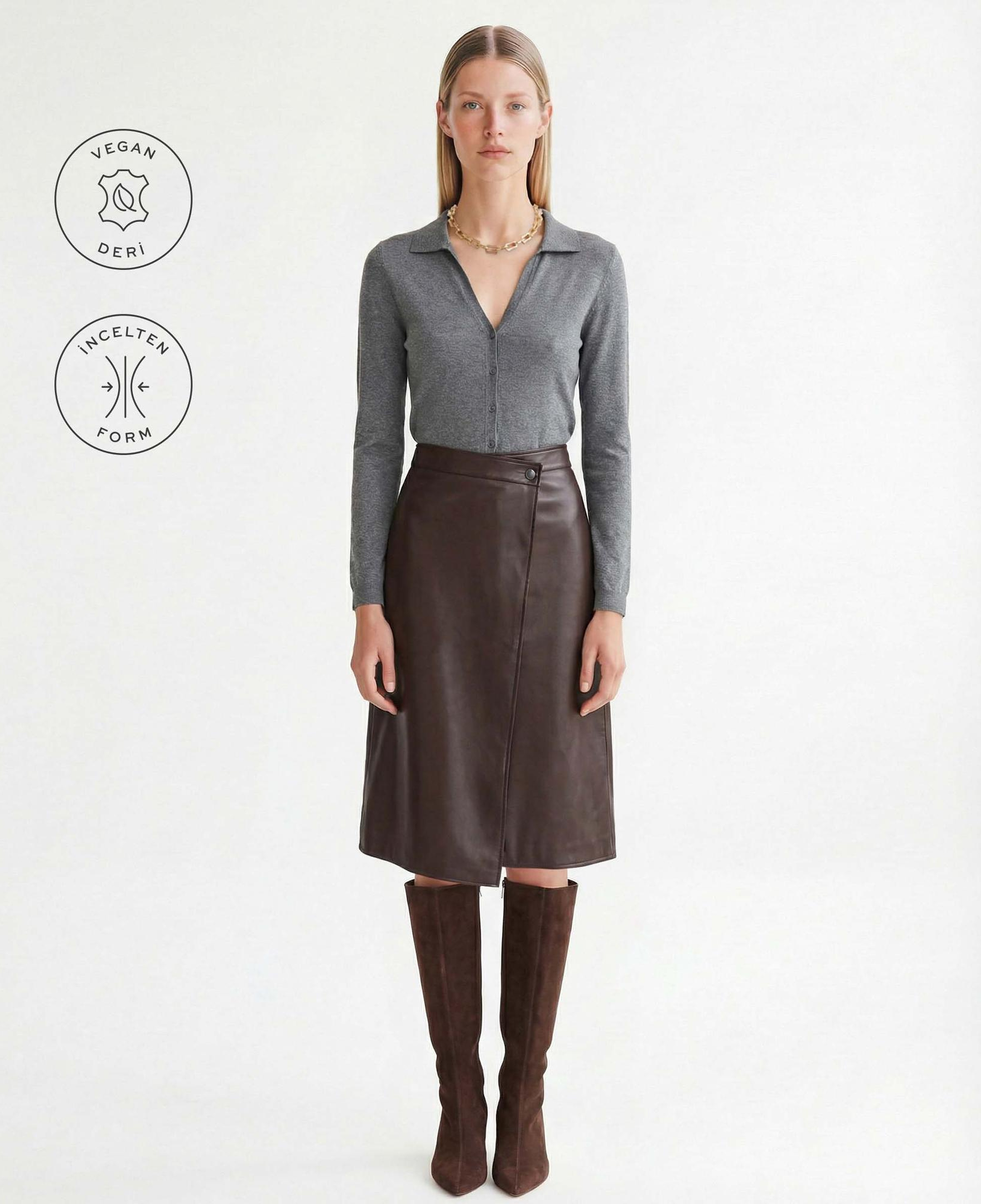 YARGICI A Form Normal Bel Etek