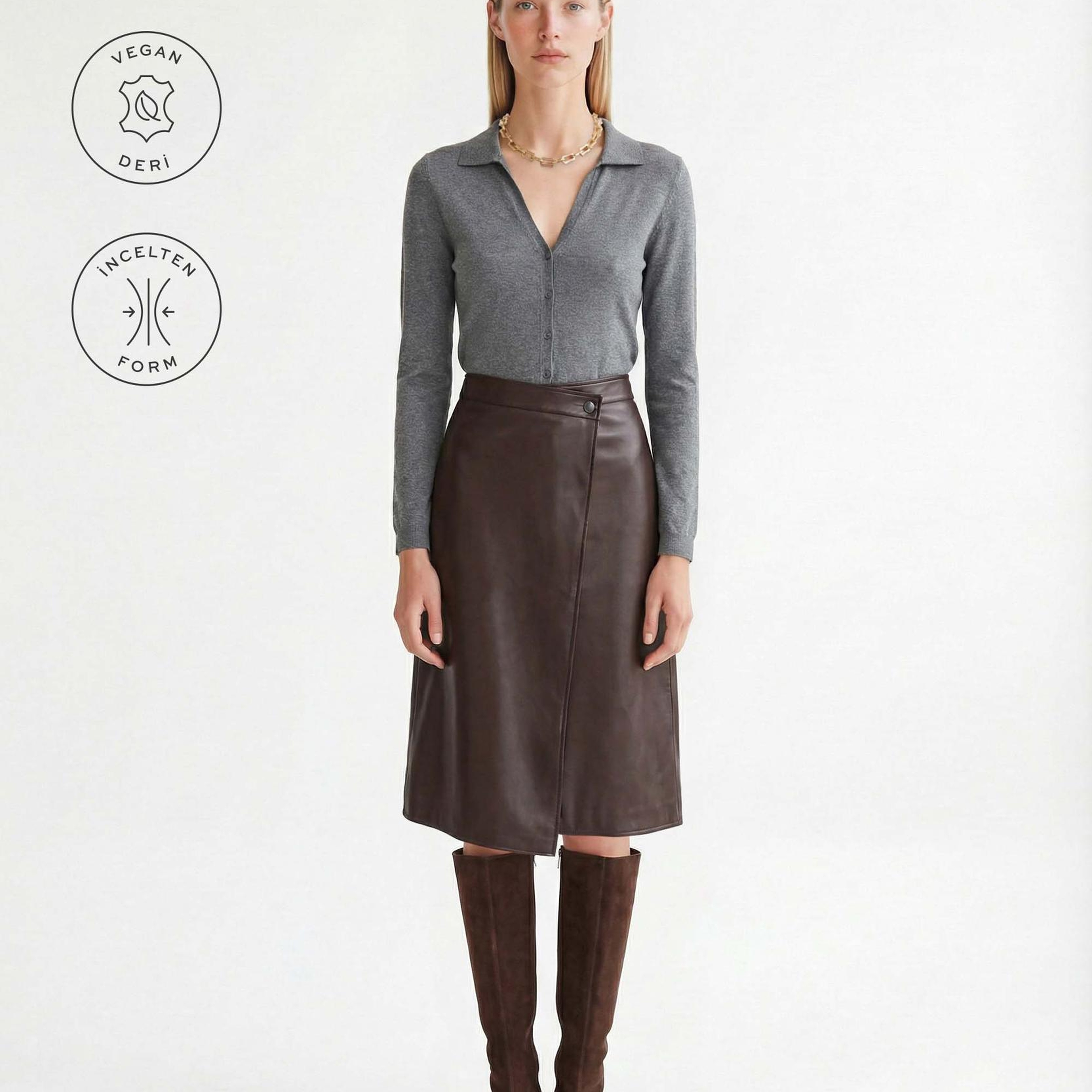 YARGICI A Form Normal Bel Etek