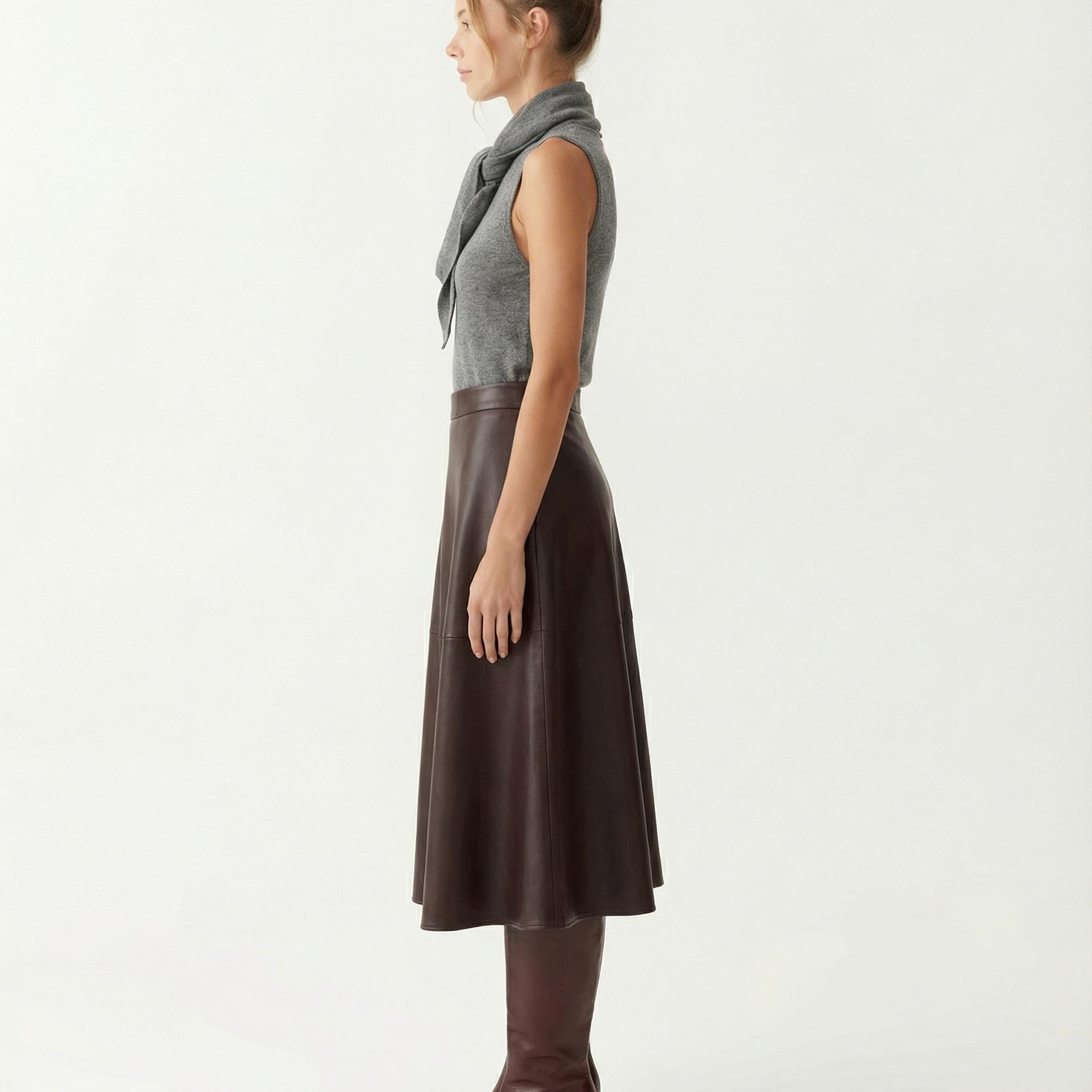 YARGICI Kloş Normal Bel Etek